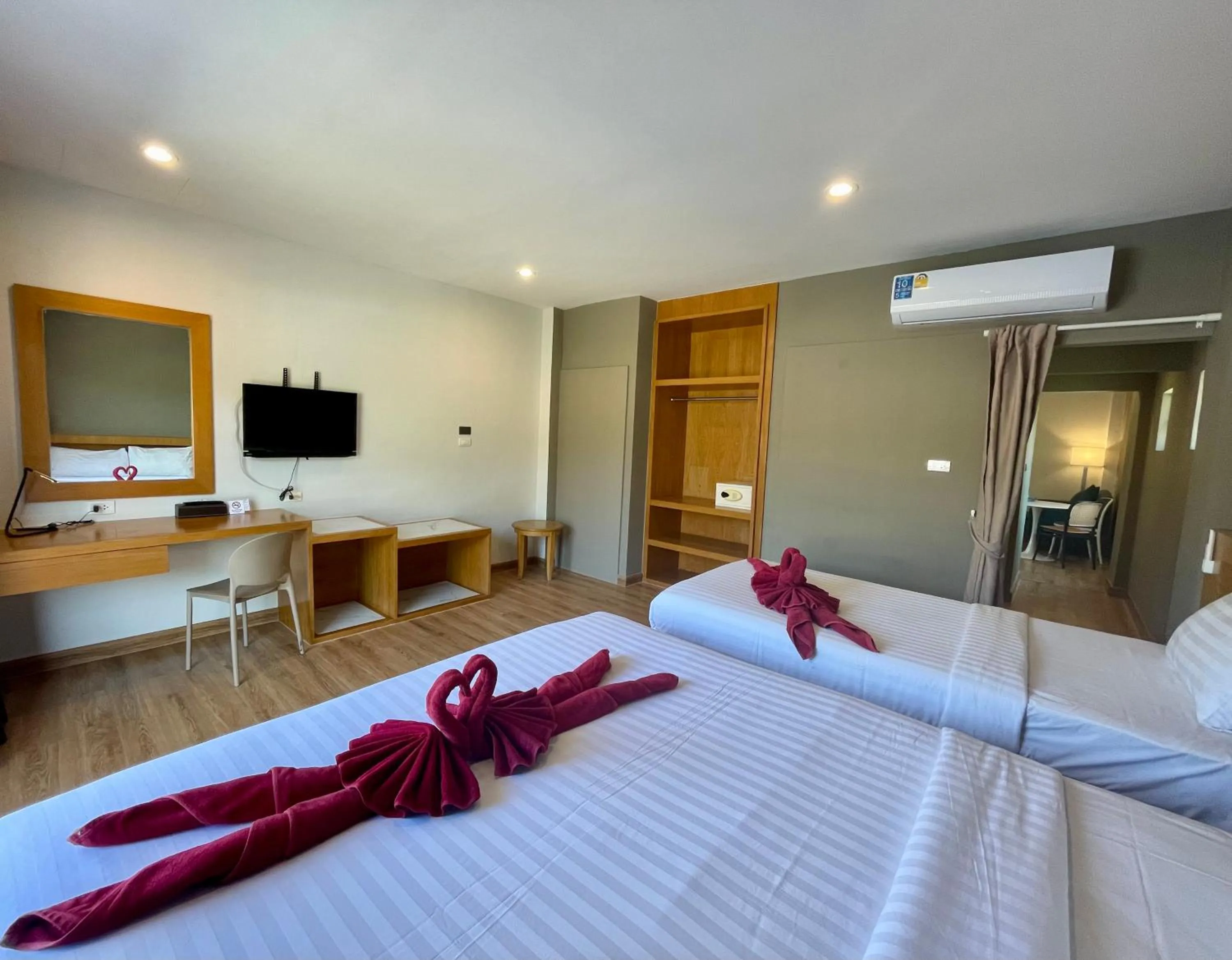 Bedroom, Bed in Room Actually Service Apartment