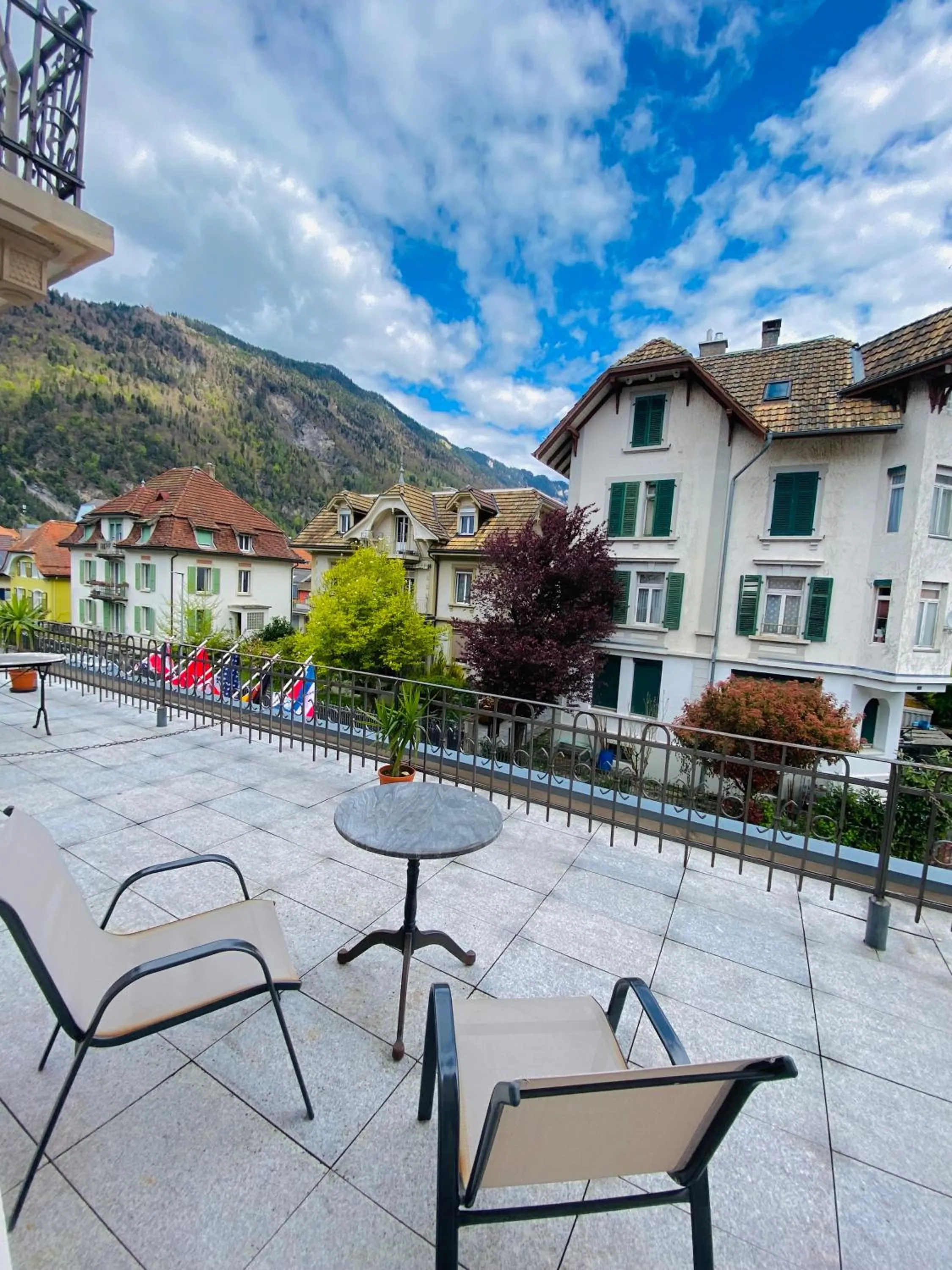 Balcony/Terrace in Hotel De La Paix