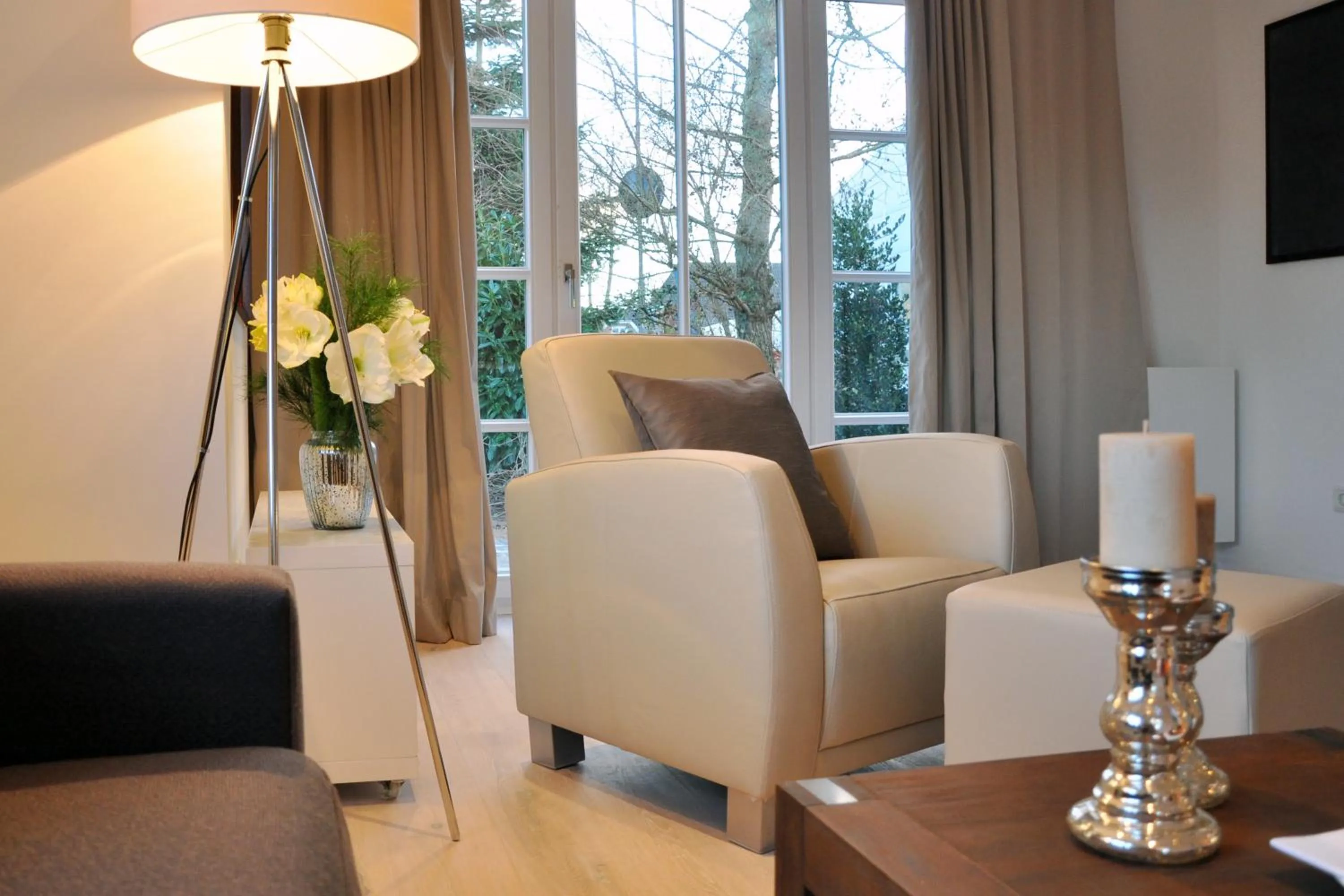 Seating area in Rackmers Hof - Suiten Hotel garni mit Sauna