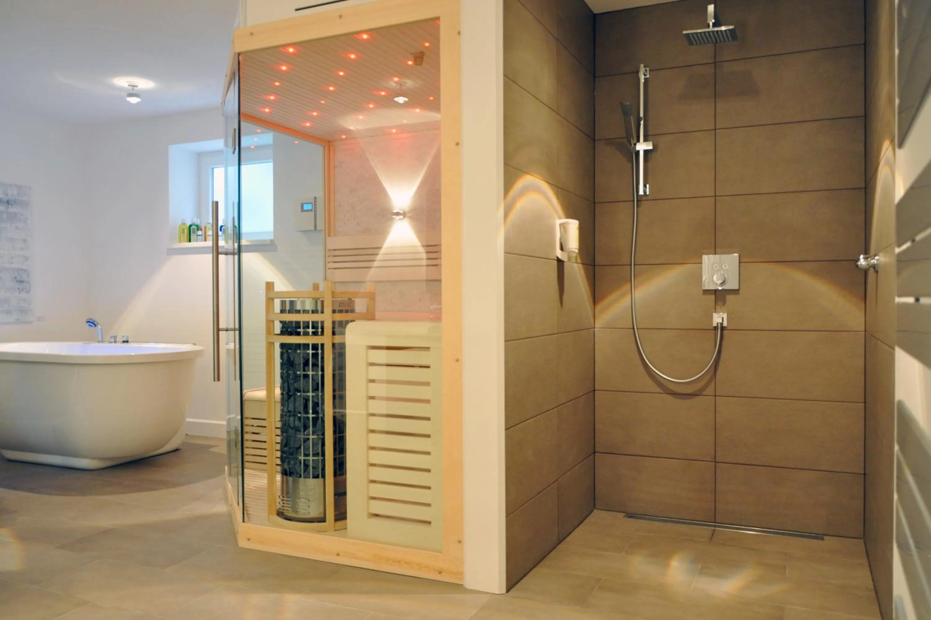Spa and wellness centre/facilities in Rackmers Hof - Suiten Hotel garni mit Sauna
