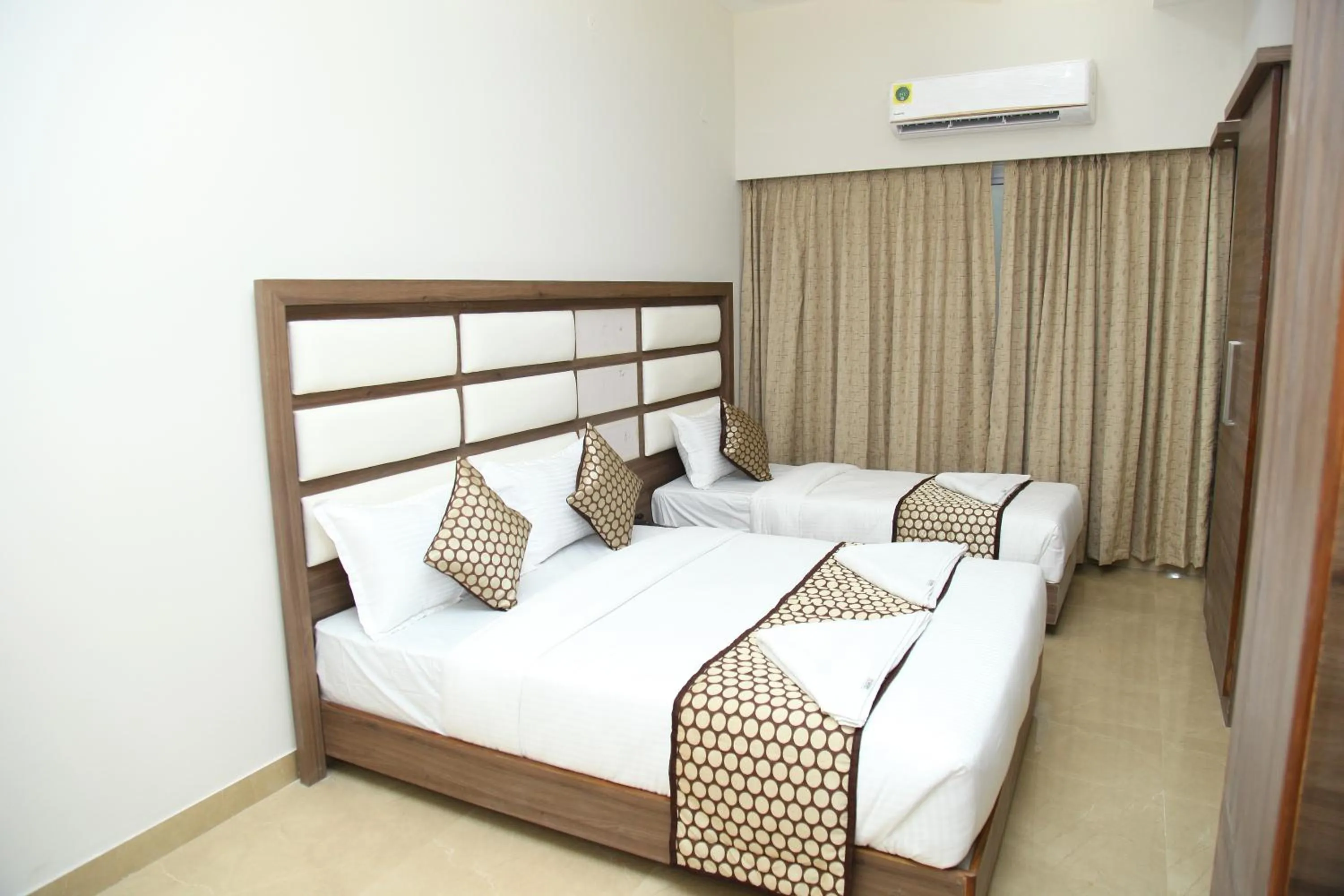 Bed in century courtyard