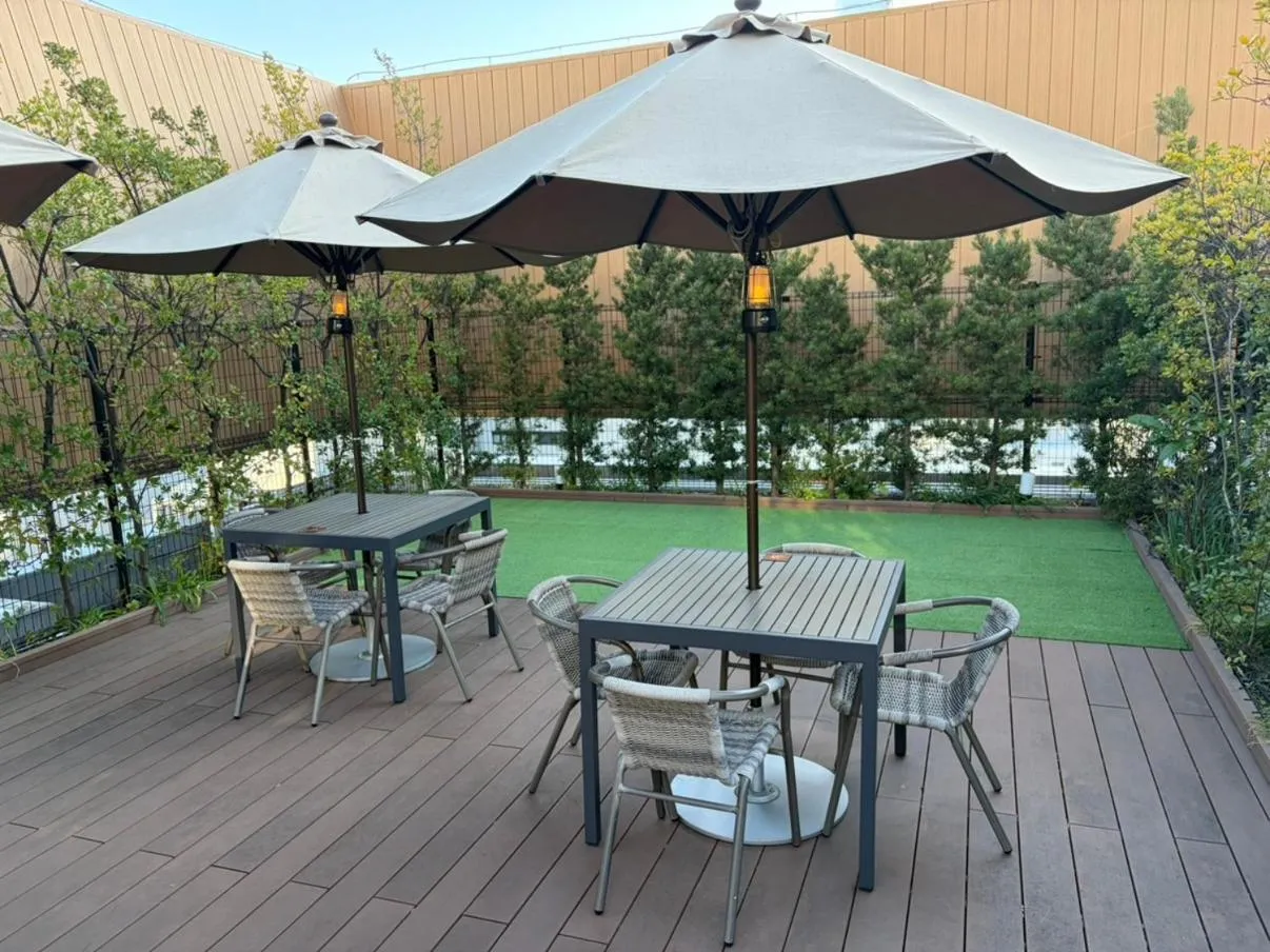 Balcony/Terrace in Dormy Inn Premium Ginza - Natural Hot Spring