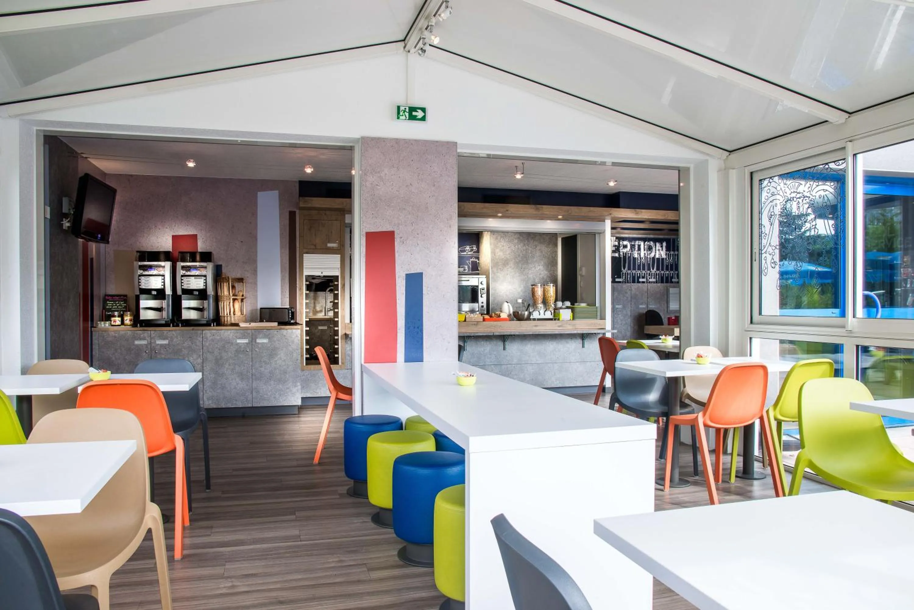 Buffet breakfast in ibis budget Issoire