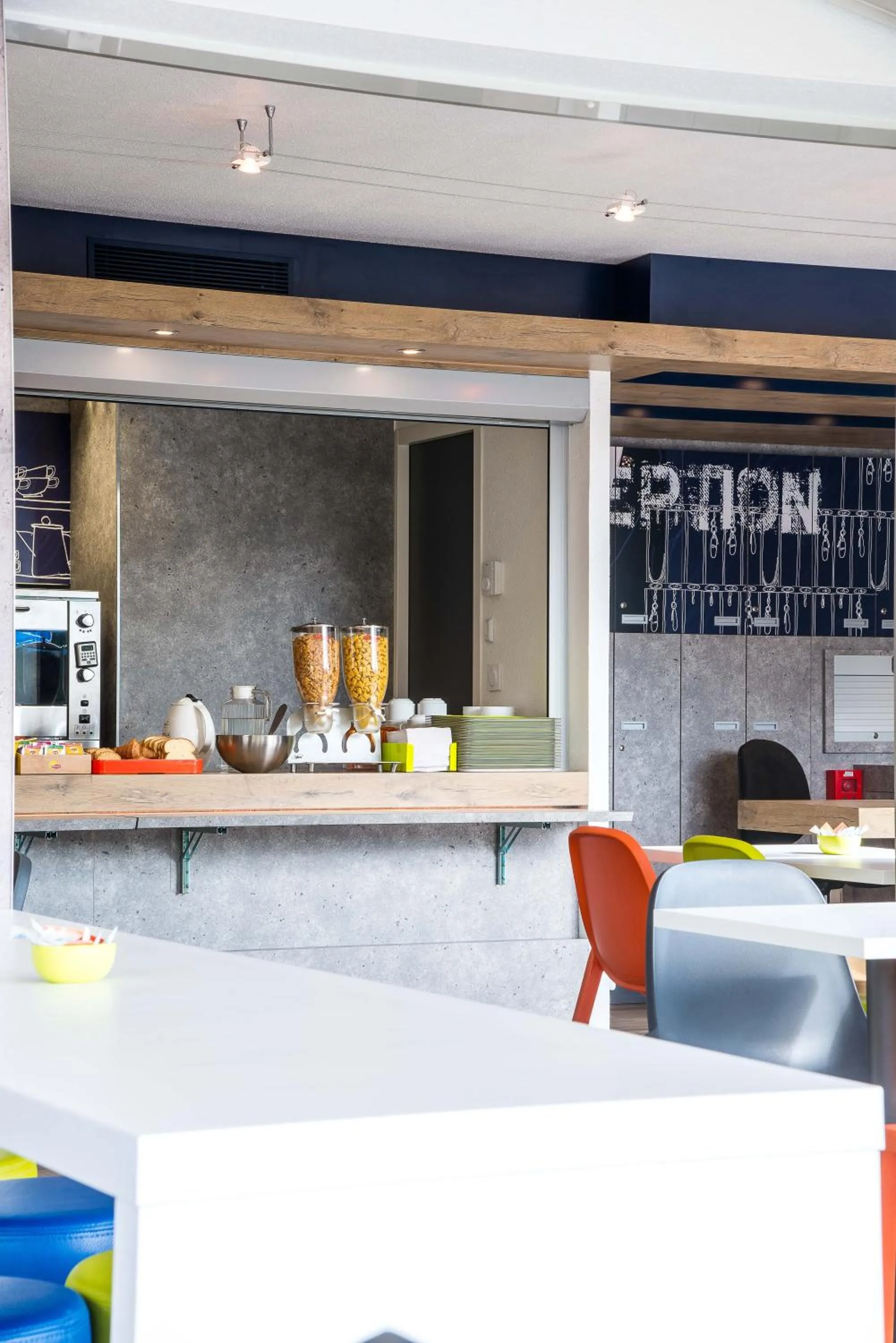 Buffet breakfast in ibis budget Issoire