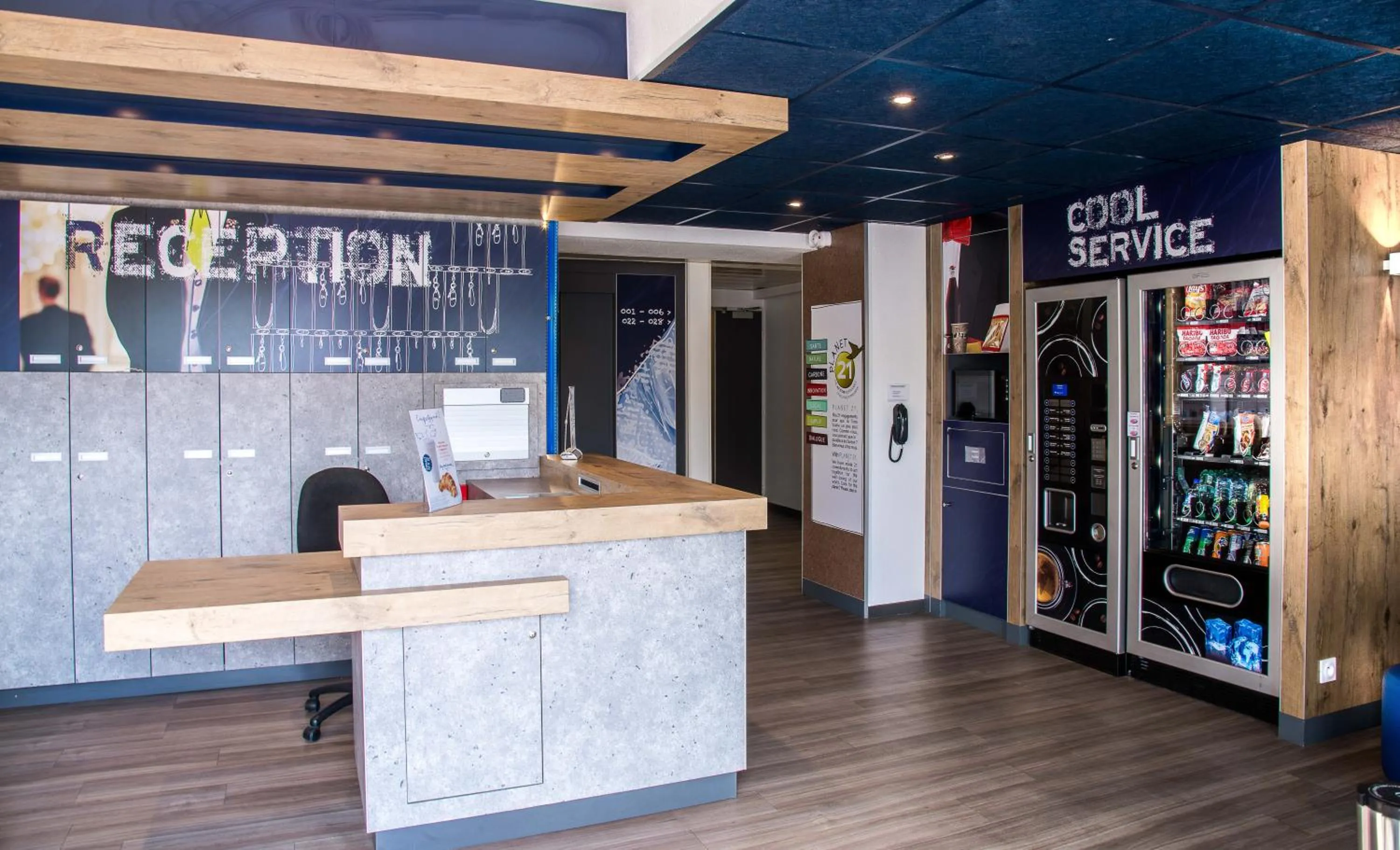 Lobby or reception in ibis budget Issoire