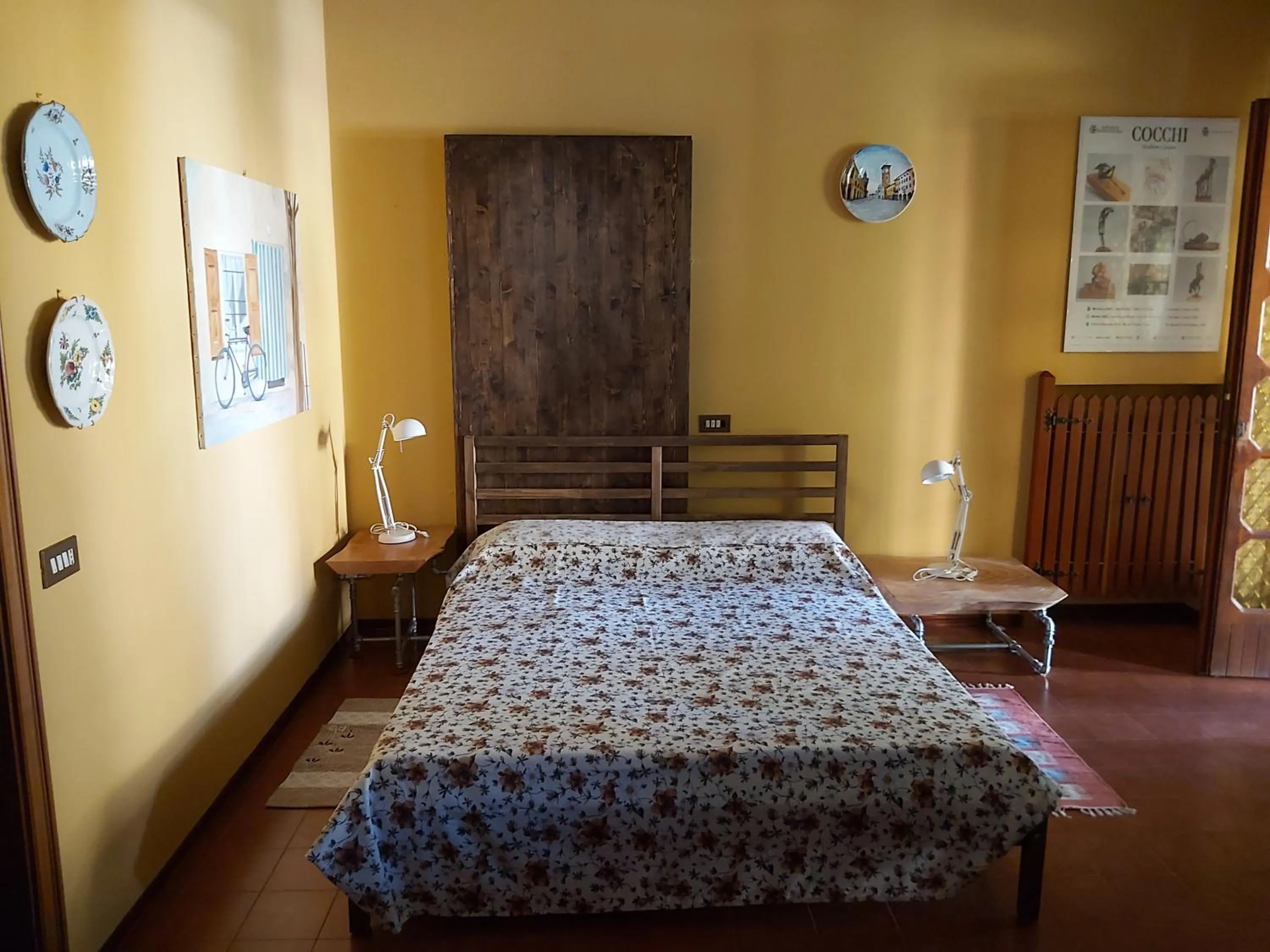 Bed in B&b rustic chic Casa Salva