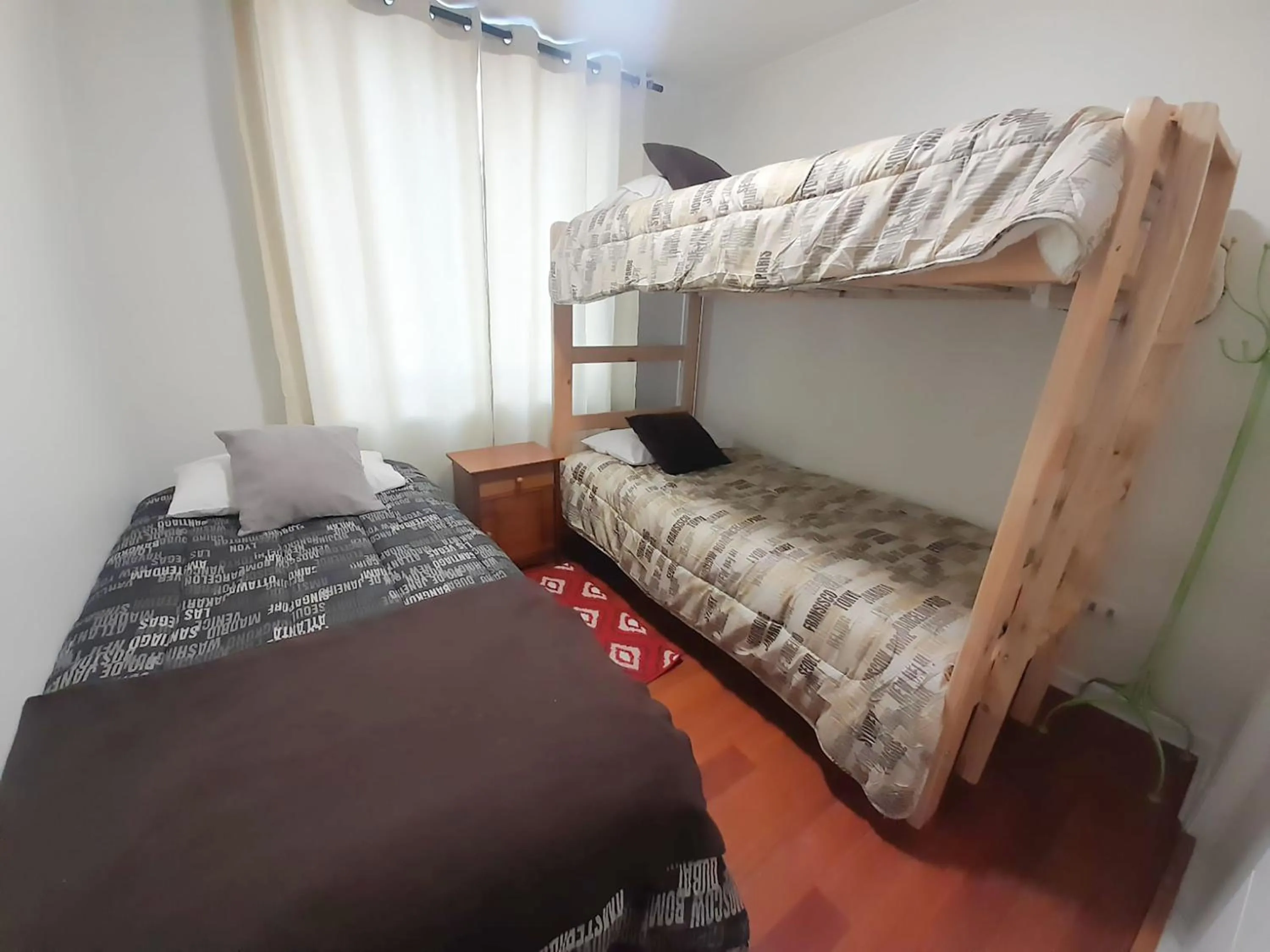 Decorative detail, Bed in VIP Apartments Chile