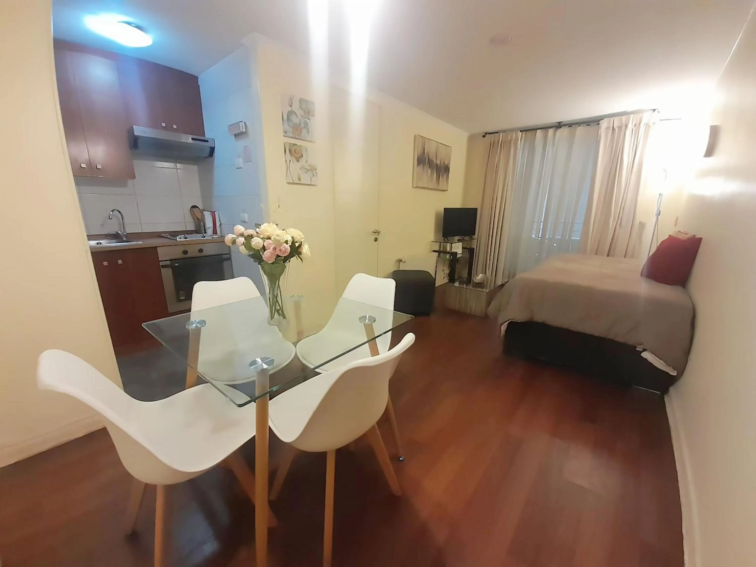 Decorative detail, Bed in VIP Apartments Chile