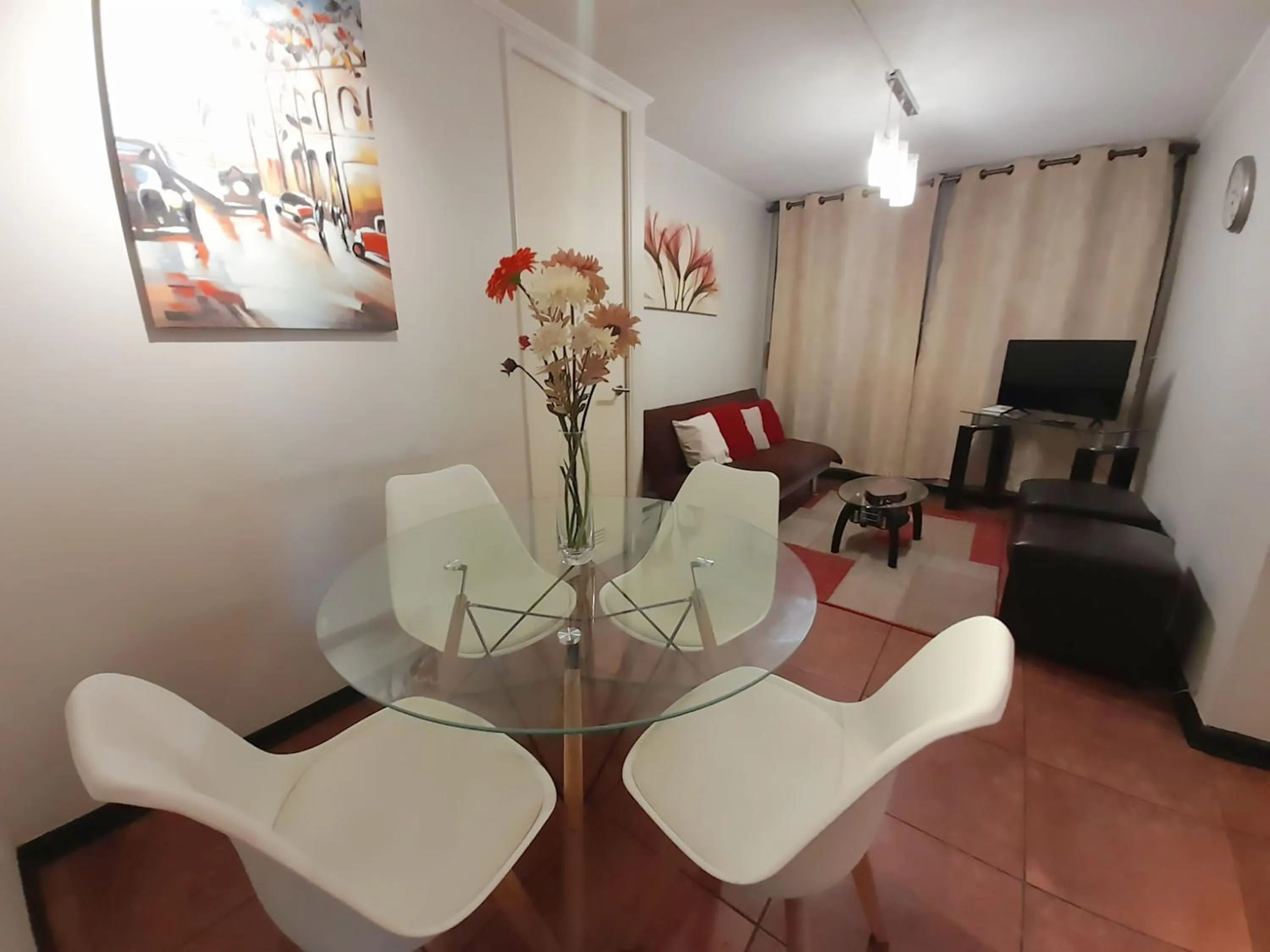 Seating area in VIP Apartments Chile