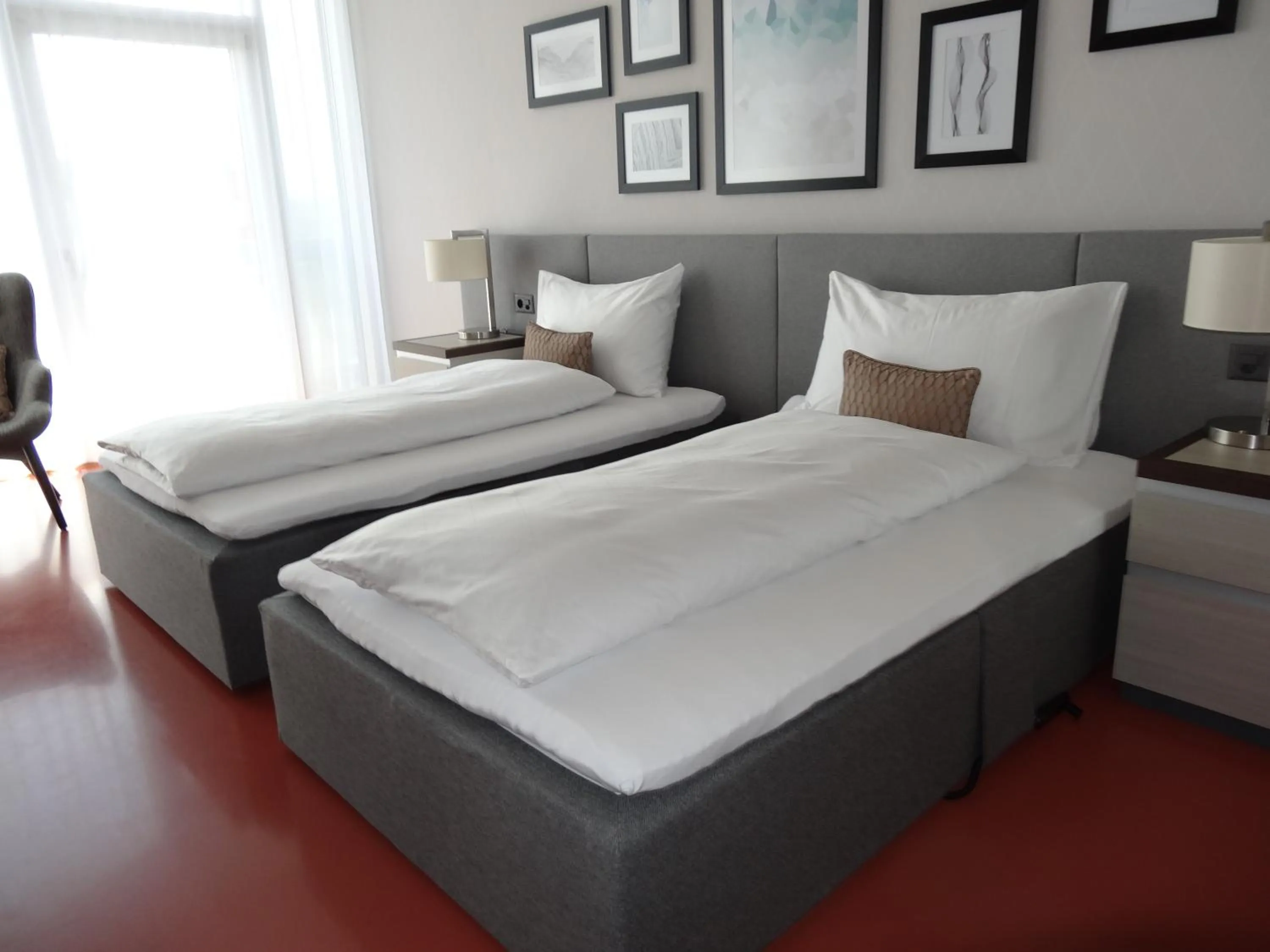 Bed in Hotel Sempachersee