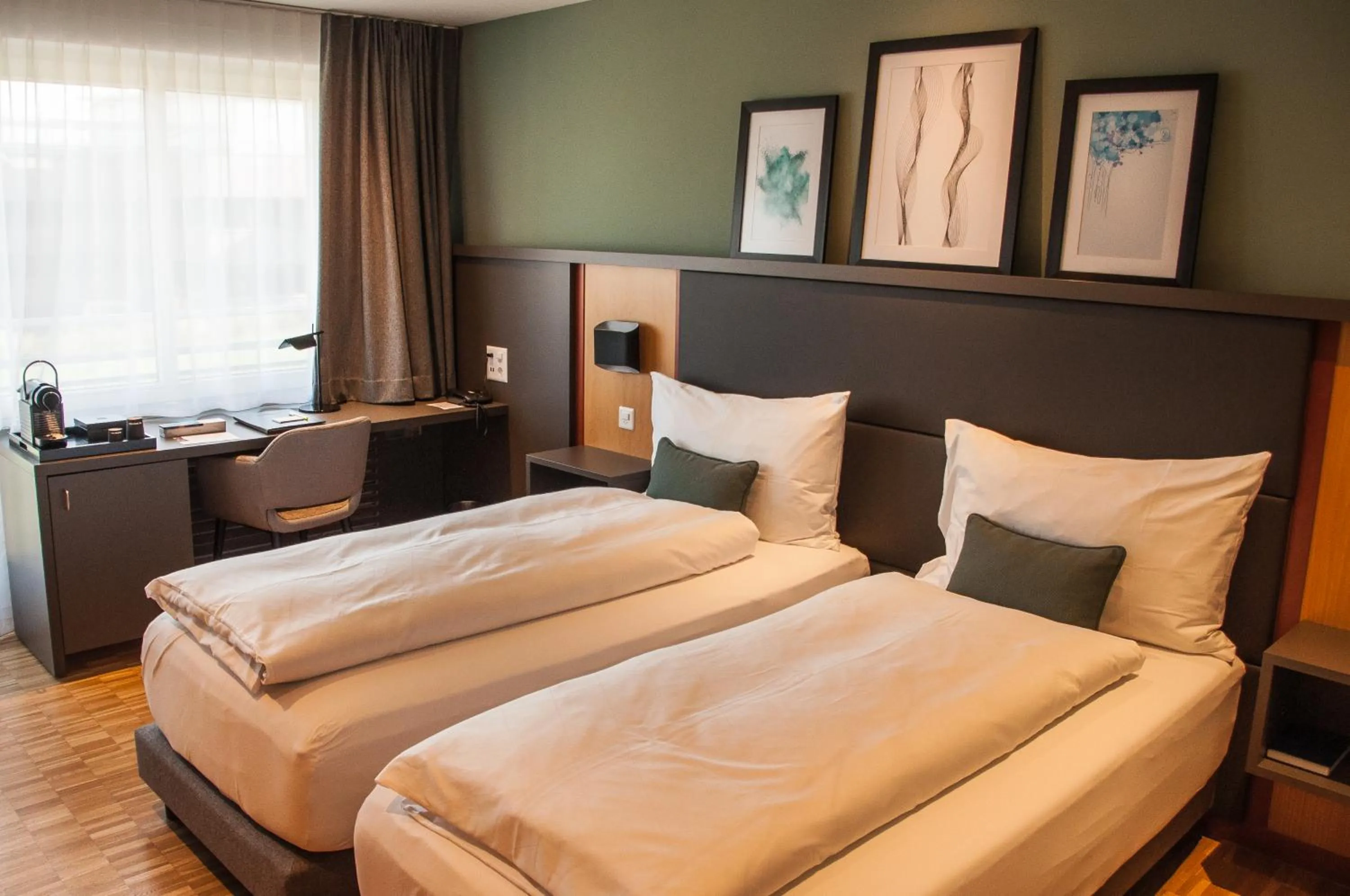 Bed in Hotel Sempachersee