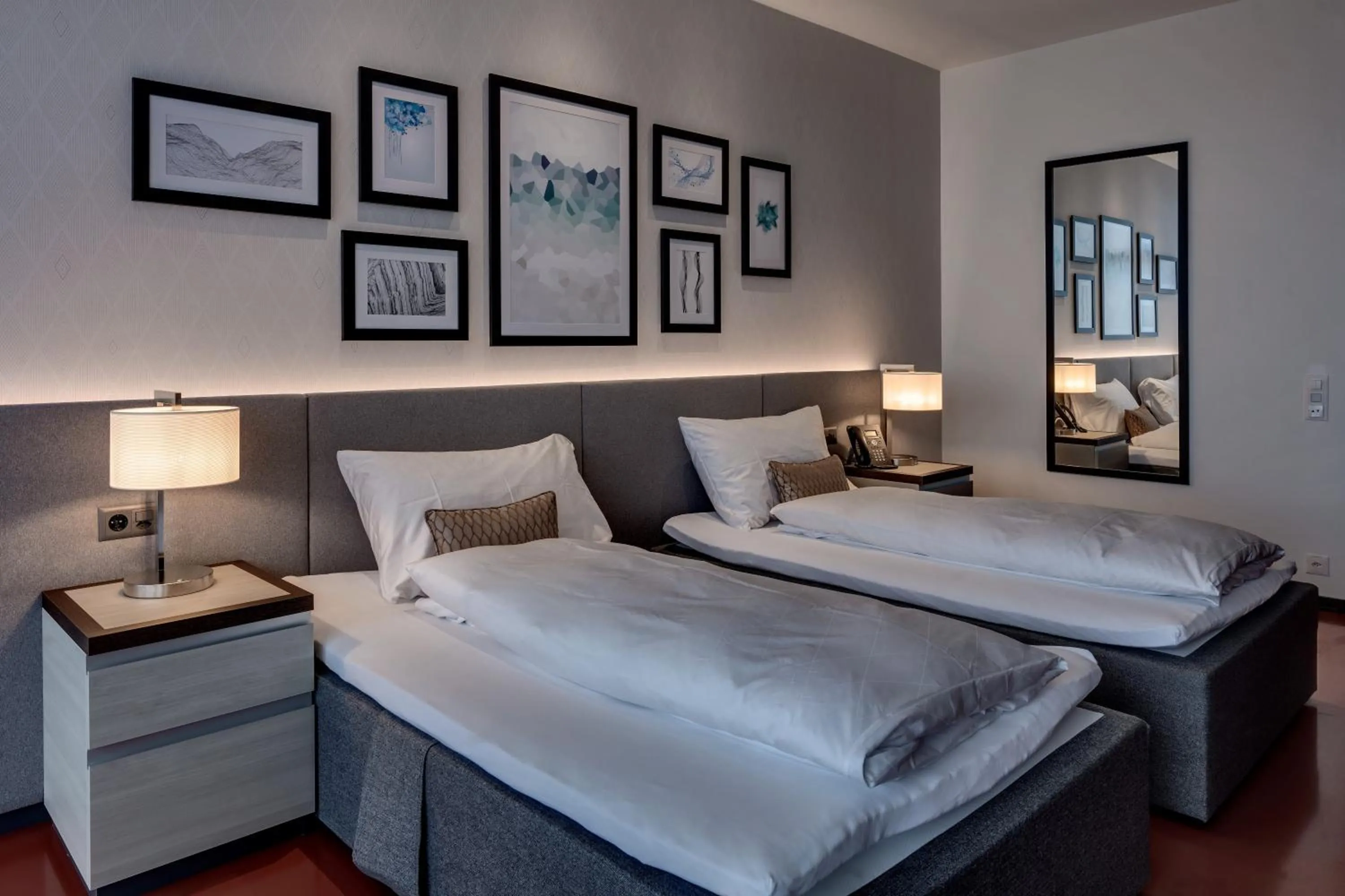 Bed in Hotel Sempachersee