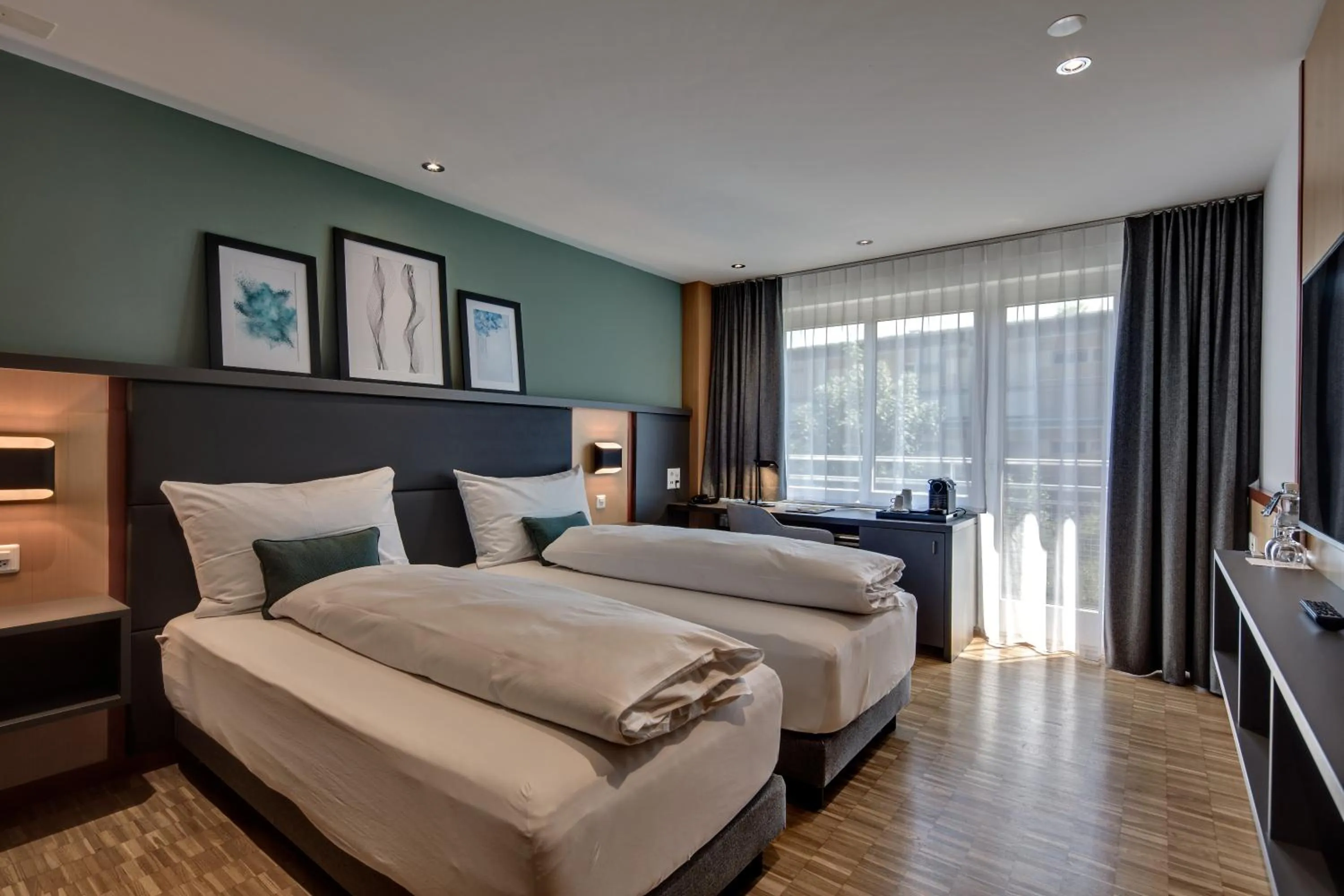 Bed in Hotel Sempachersee