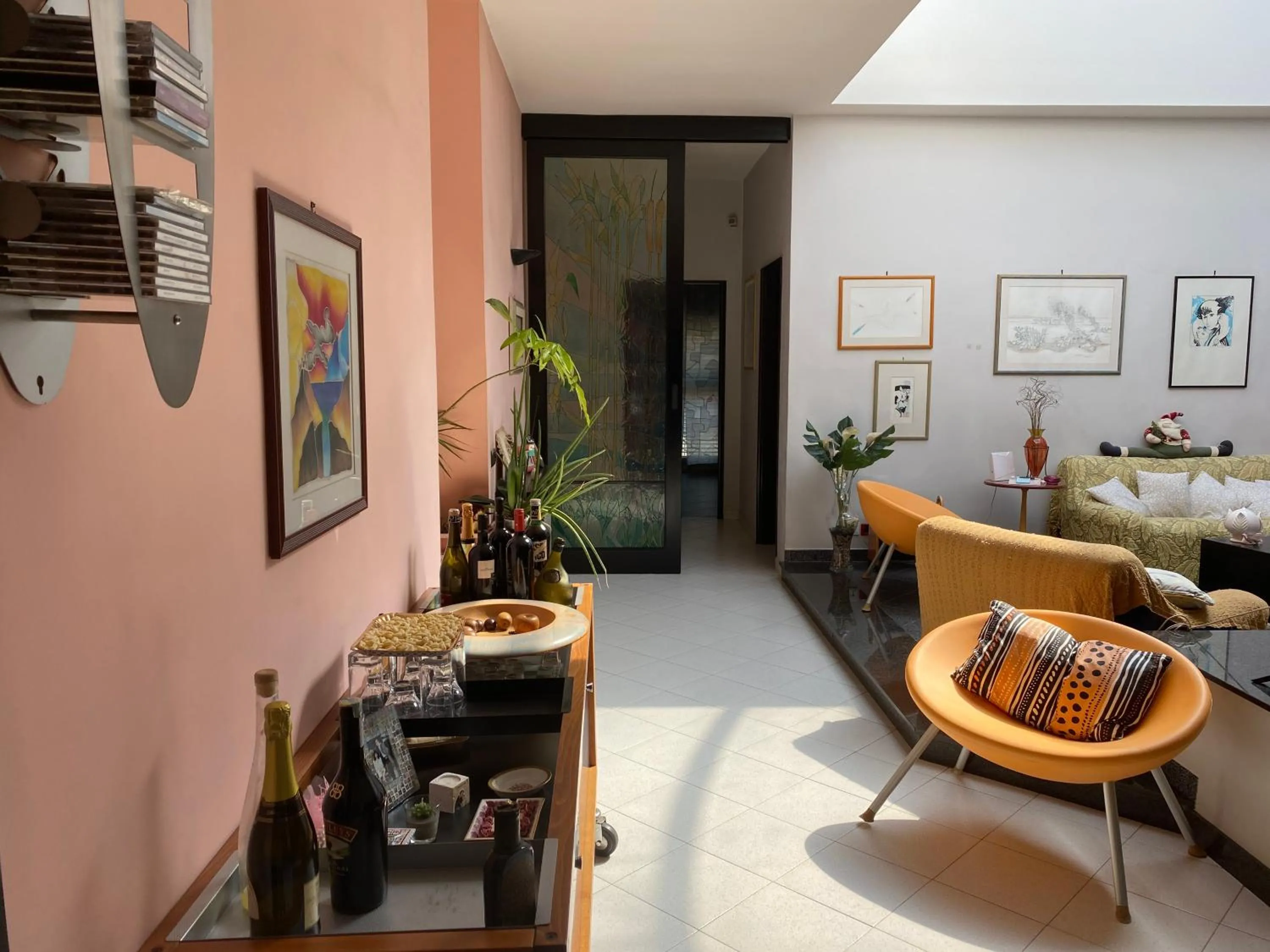 Seating area in Dimora Nina