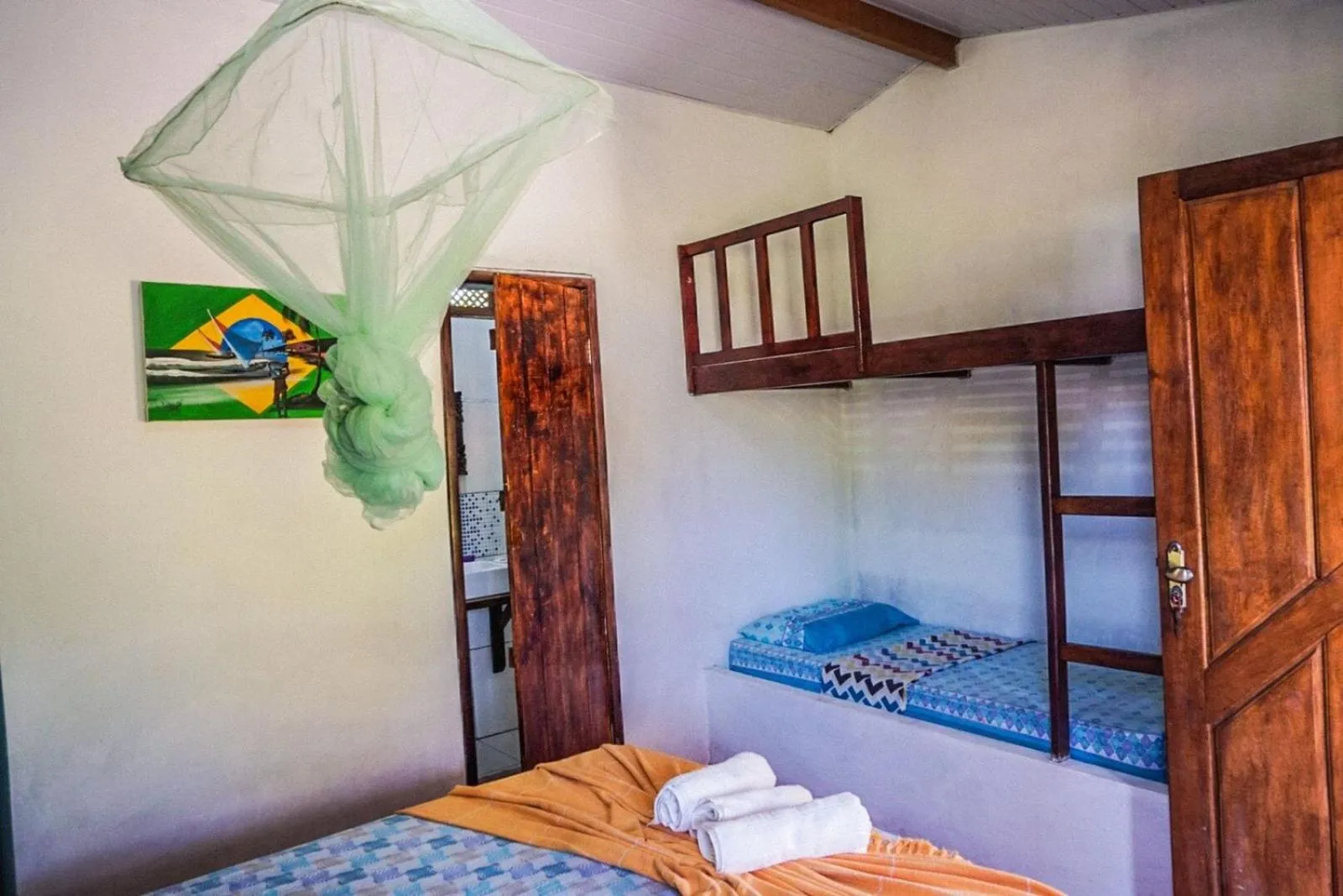 Bed in Pousada Mirage Atins