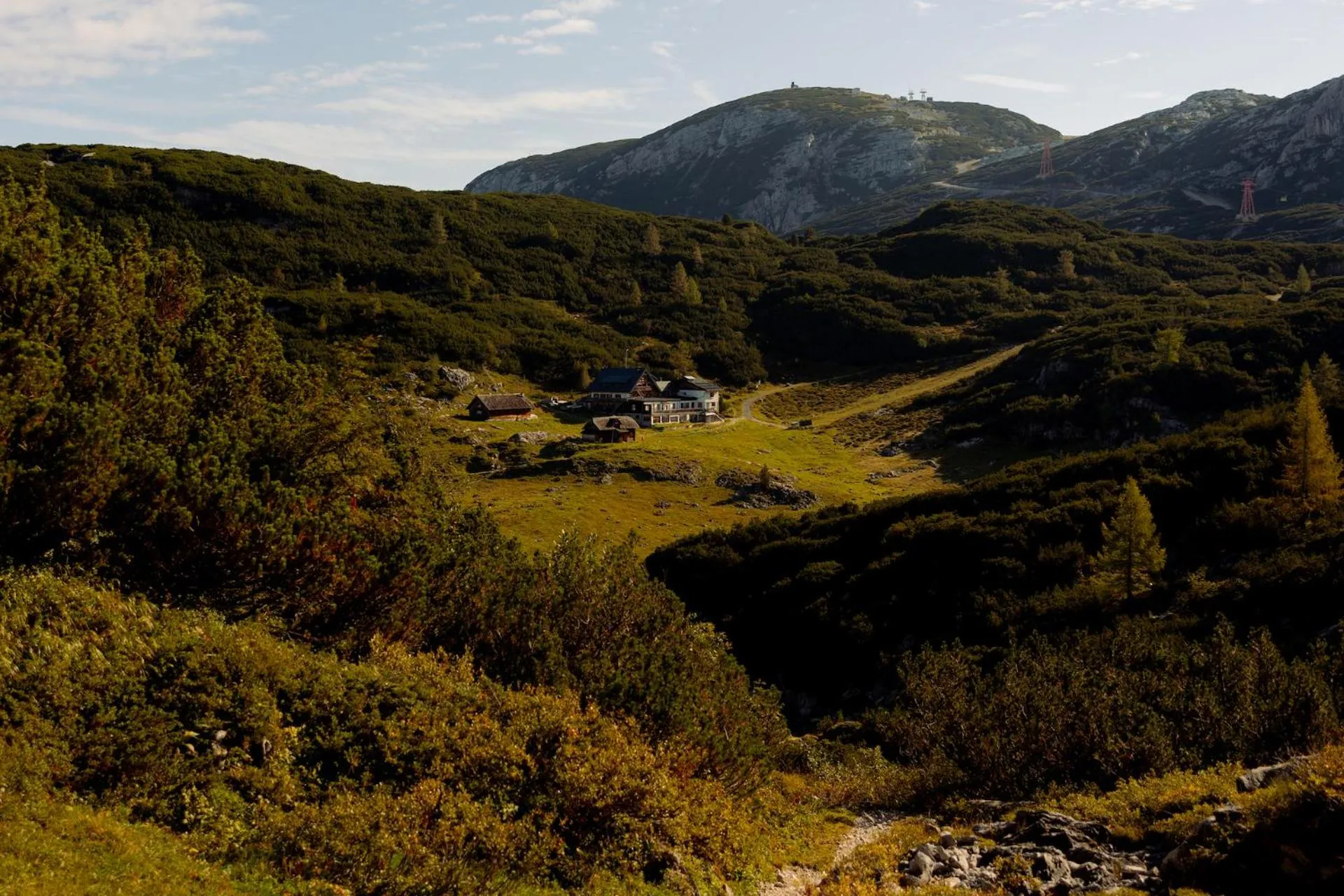 Gjaid-Alm 1739m am Dachstein-Only Accessible by Cable Car