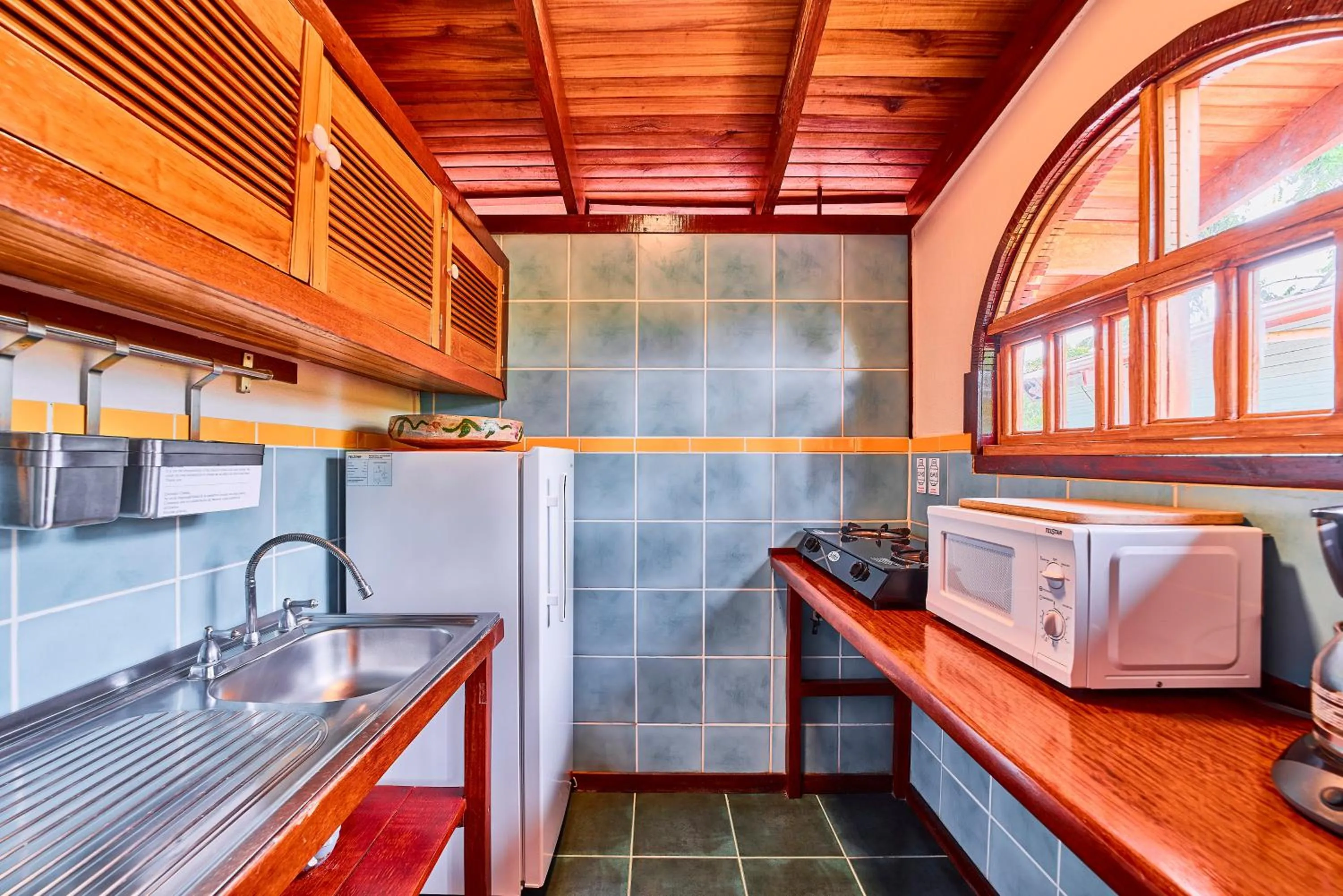 Kitchen or kitchenette in Hotel El Encanto