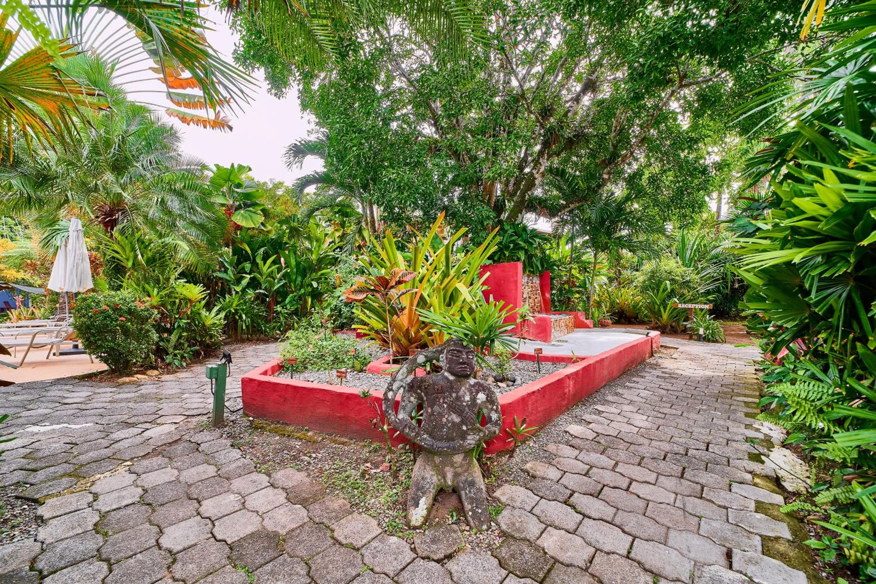 Garden view in Hotel El Encanto
