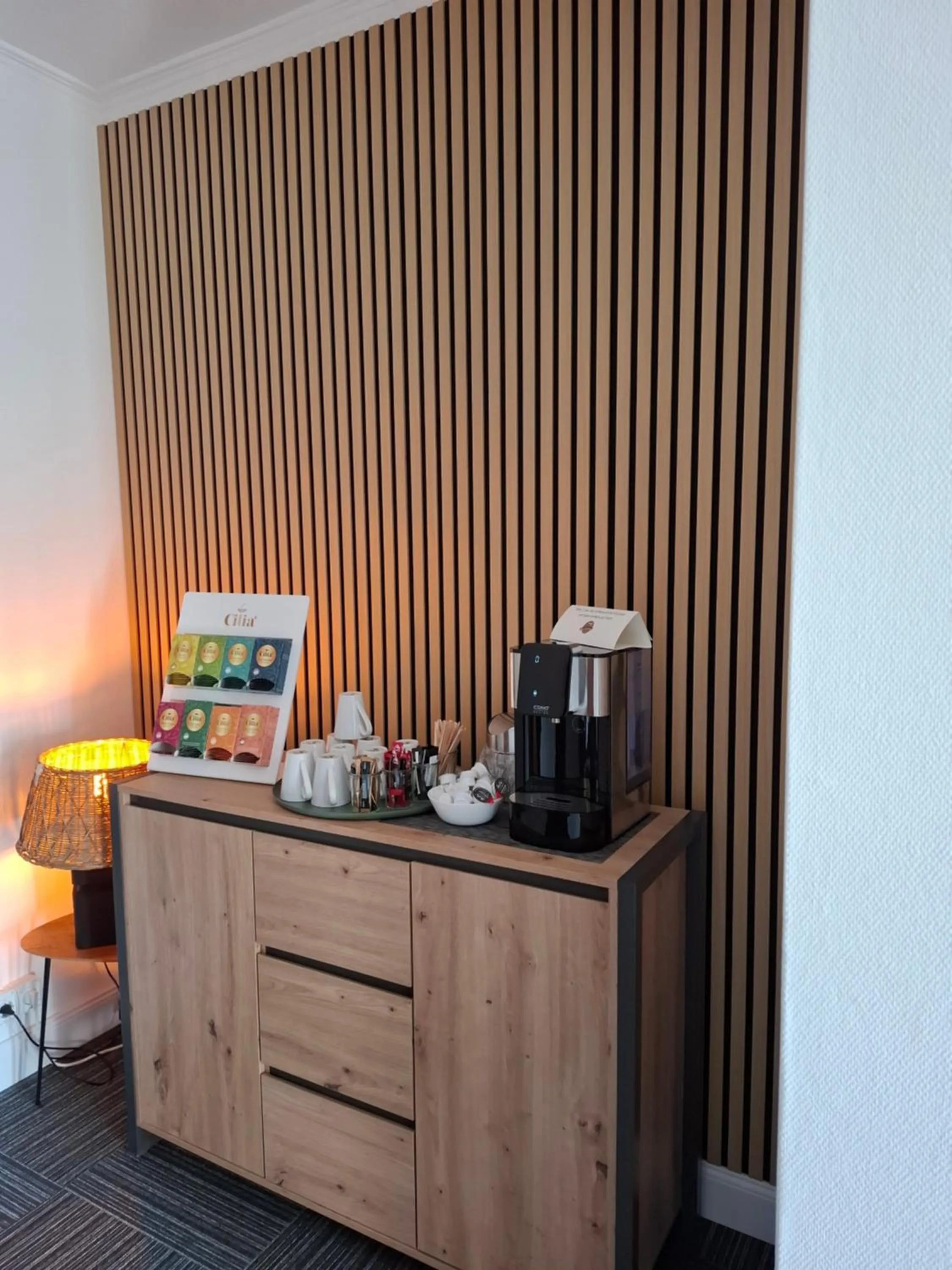 Coffee/tea facilities in Hotel Am Schwarzen Berg