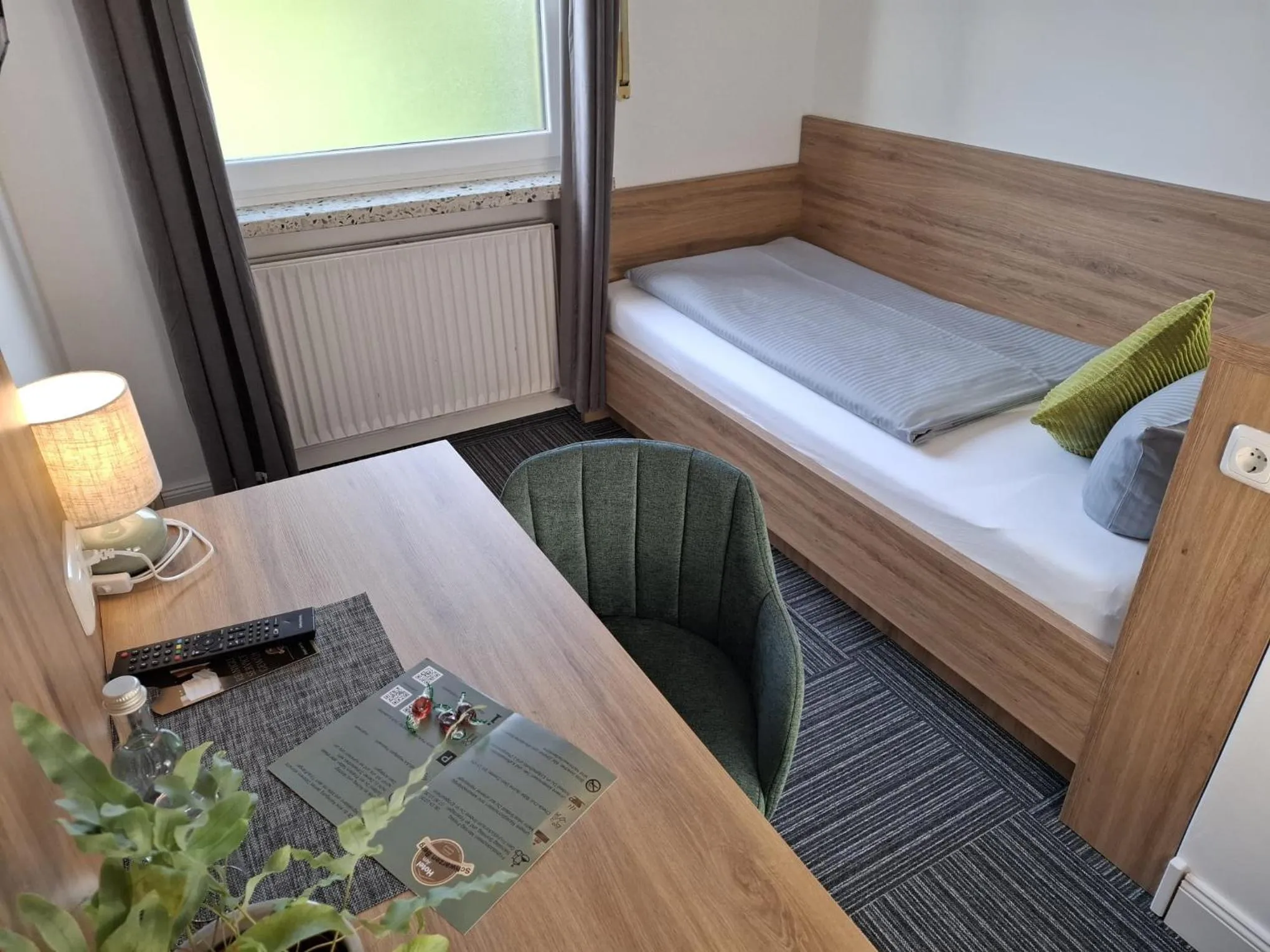 Photo of the whole room, Bed in Hotel Am Schwarzen Berg