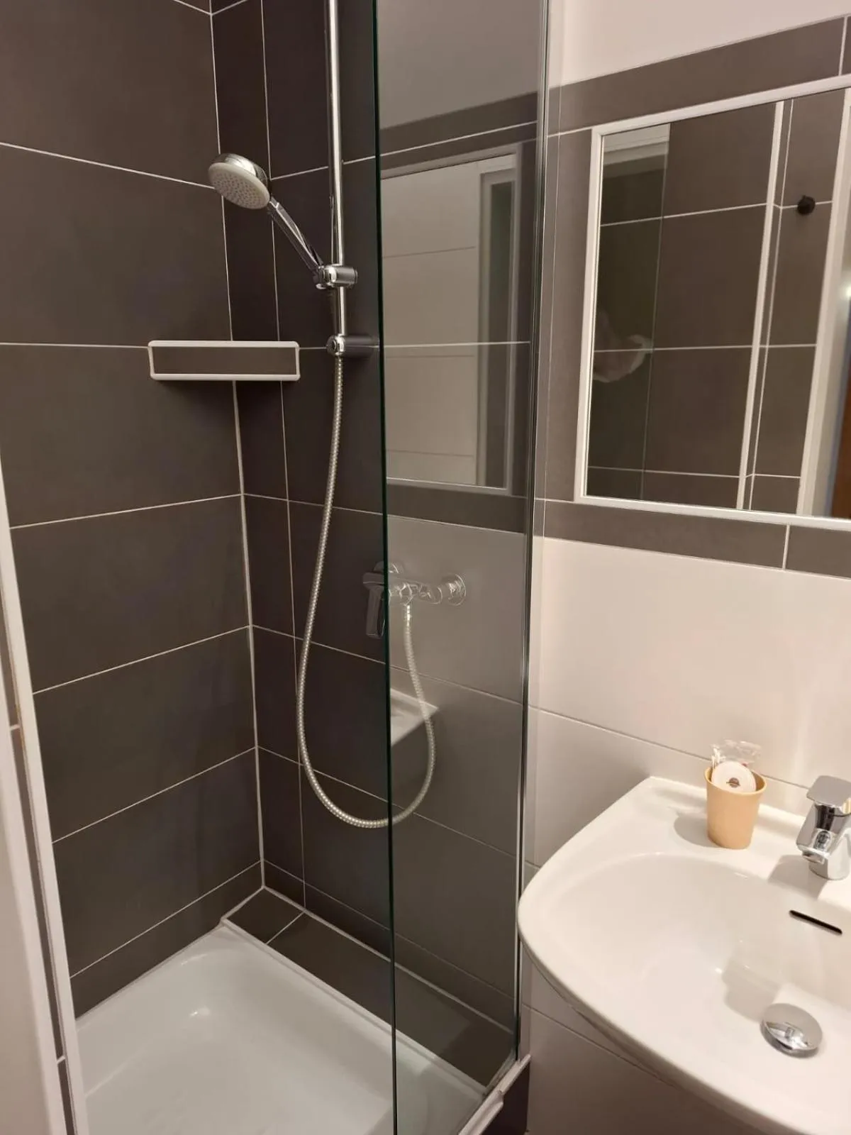 Shower in Hotel Am Schwarzen Berg