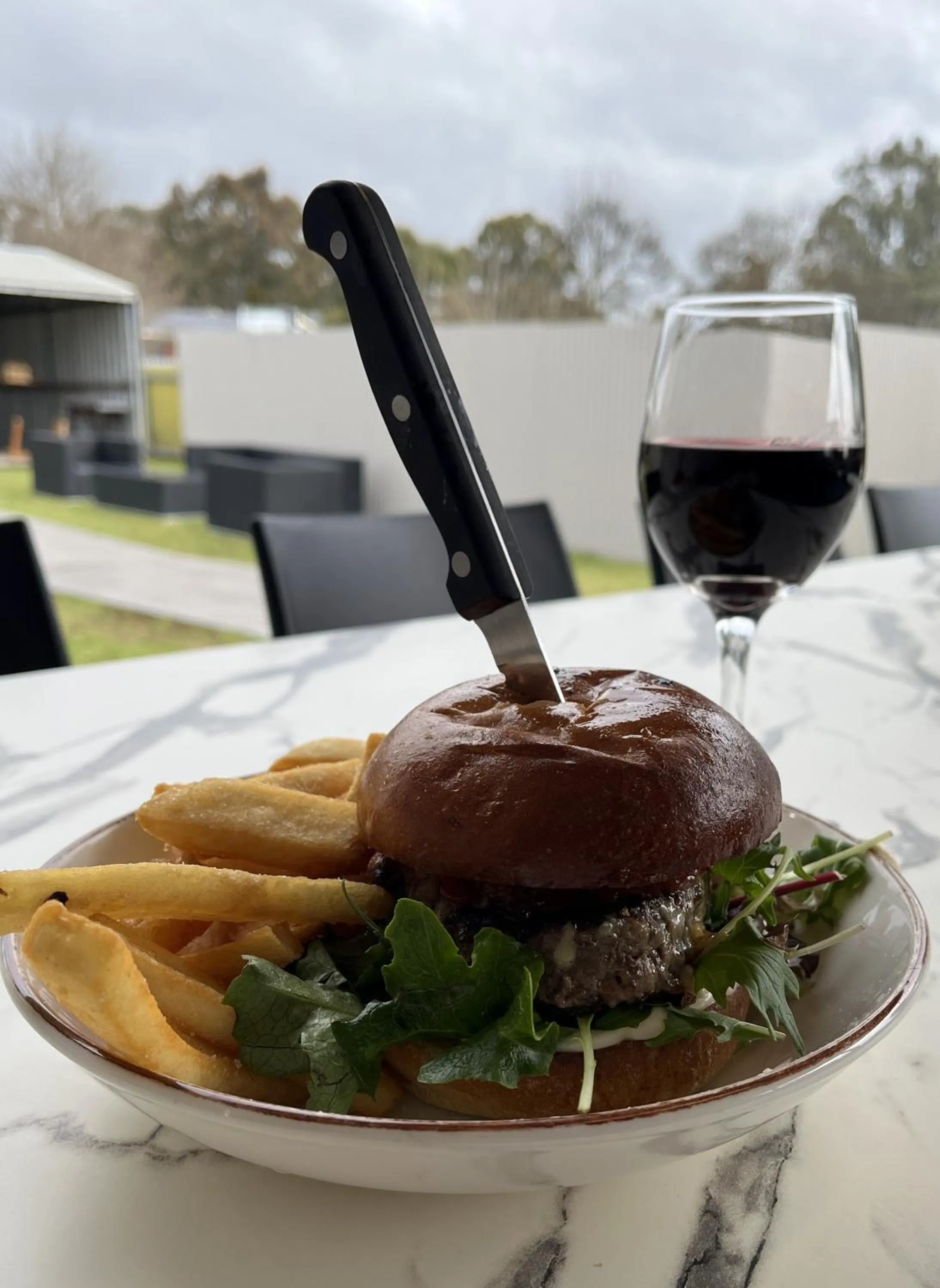 Food close-up in Woomargama Motel
