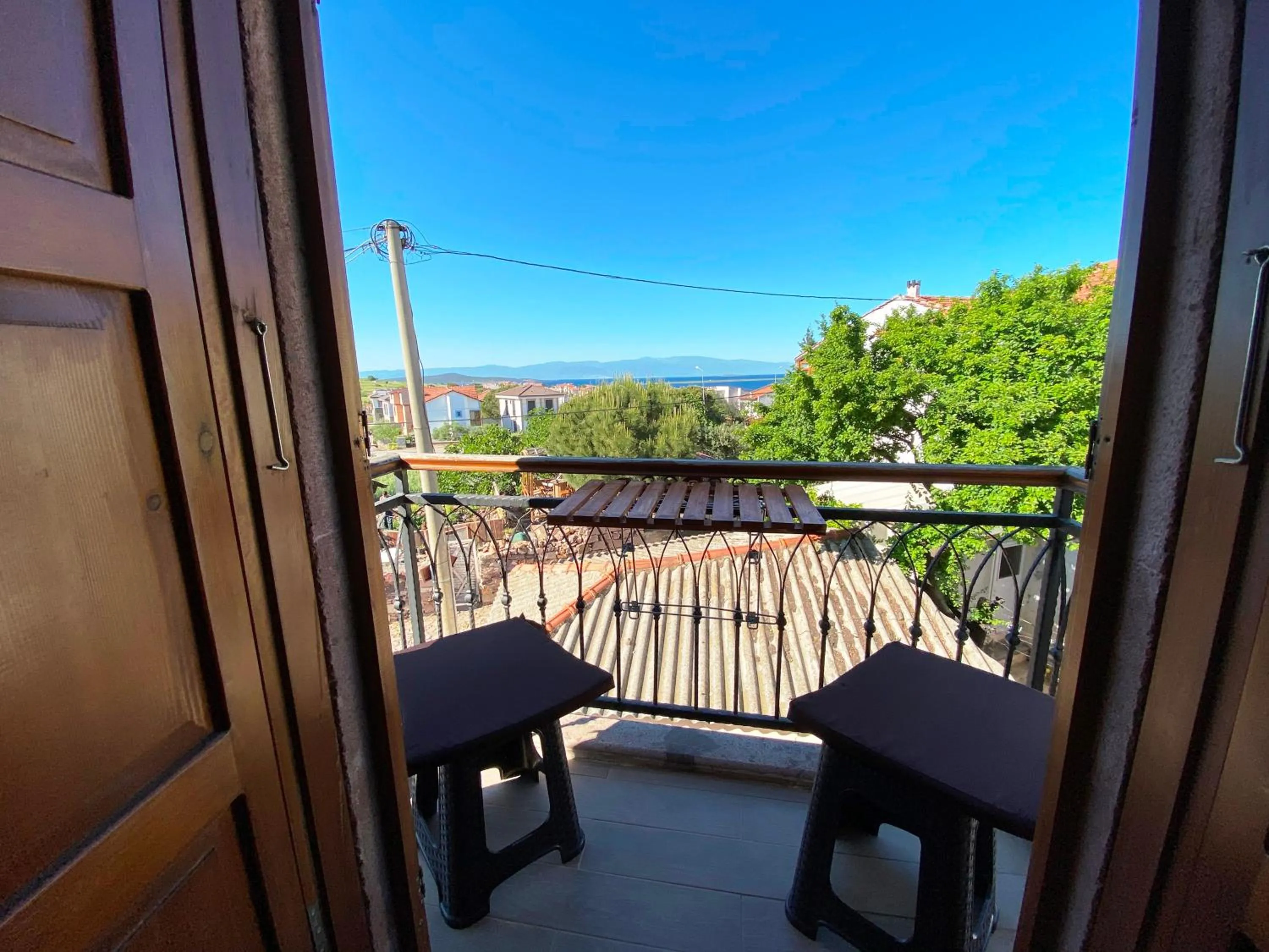 Balcony/Terrace in Mai Otel Cunda