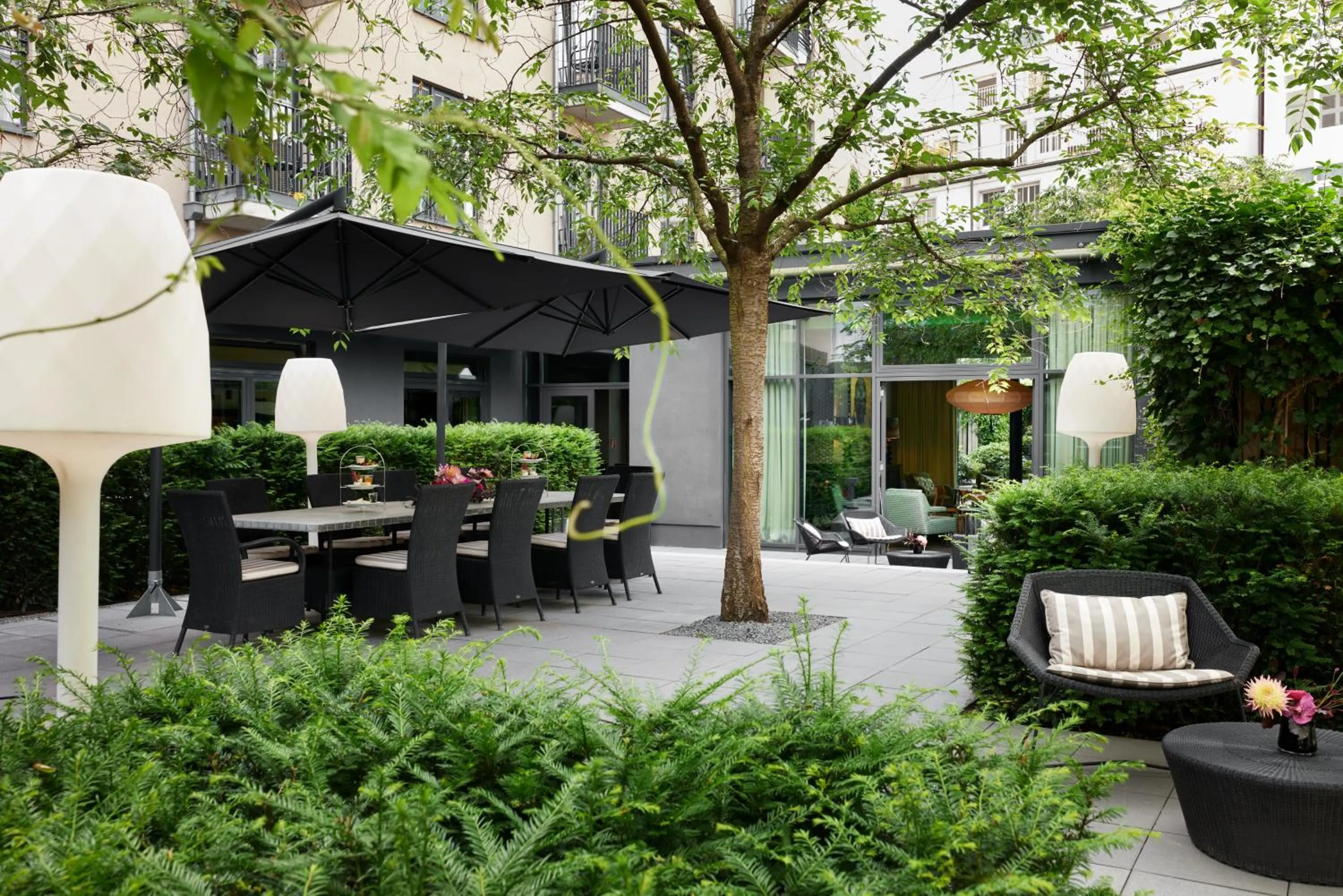 Garden in The George Hamburg