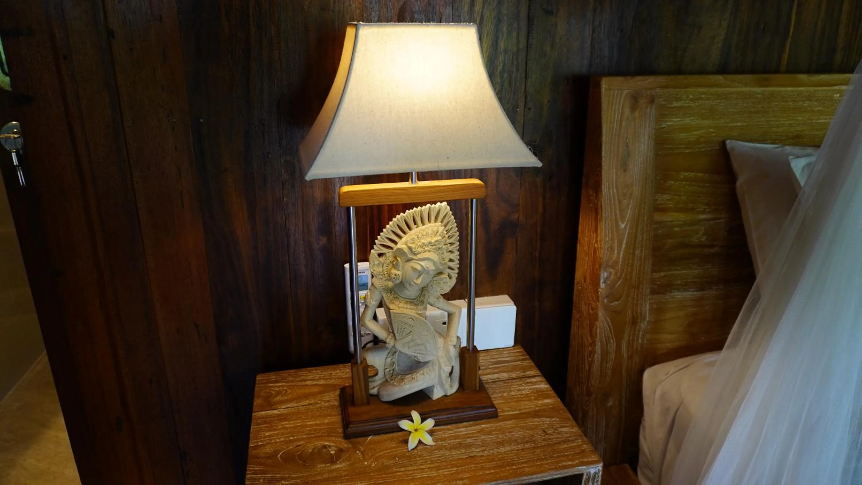 Decorative detail, Bed in Royani Villa
