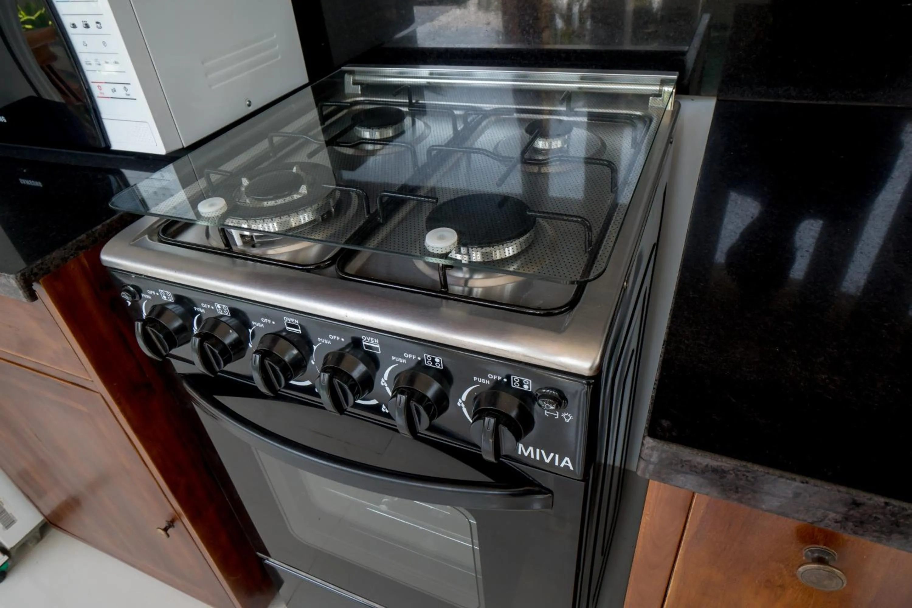 Kitchen or kitchenette in Royani Villa