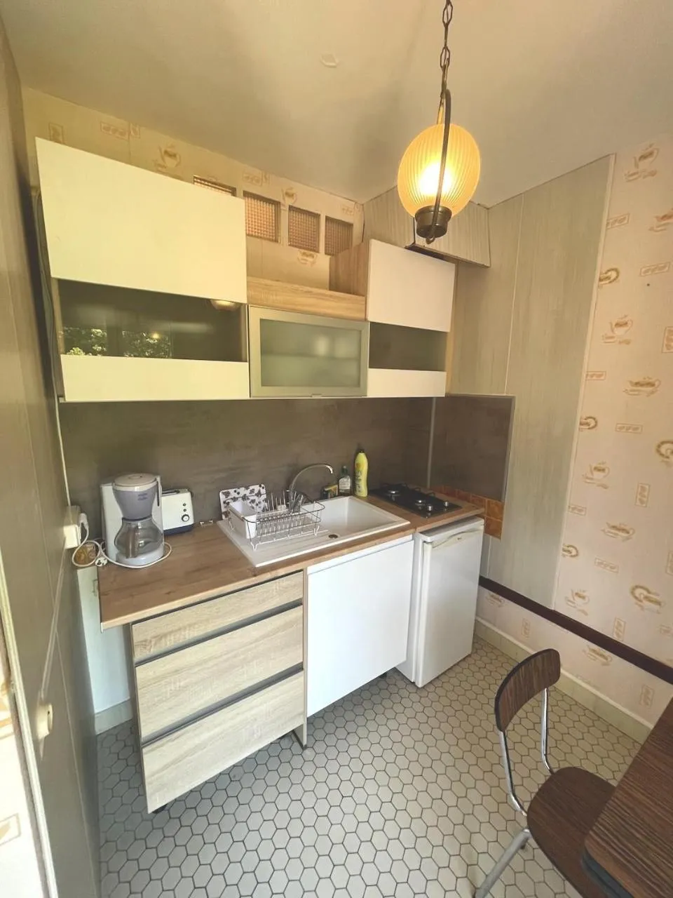 kitchen in Résidence Les Milandes