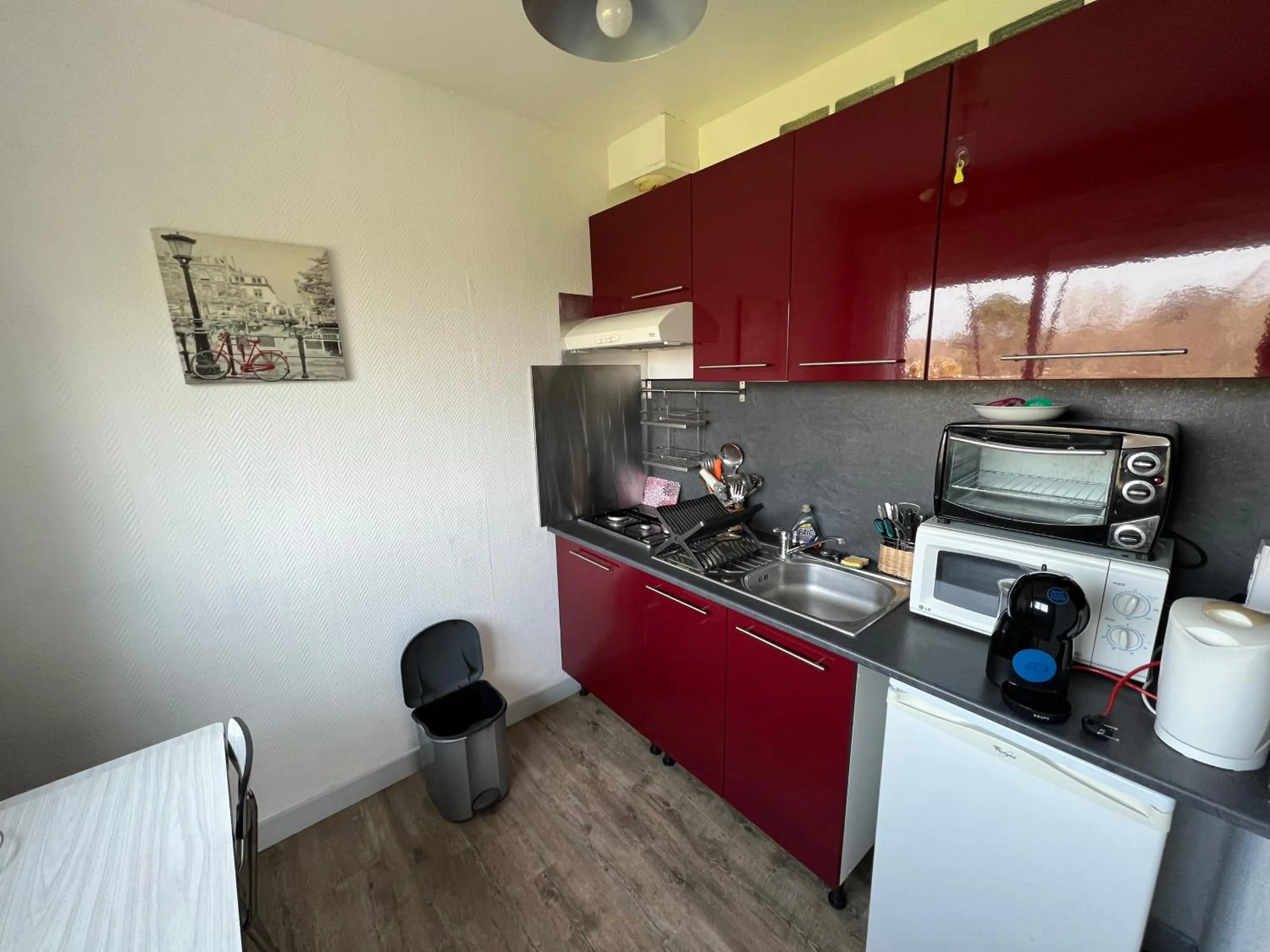 kitchen in Résidence Les Milandes