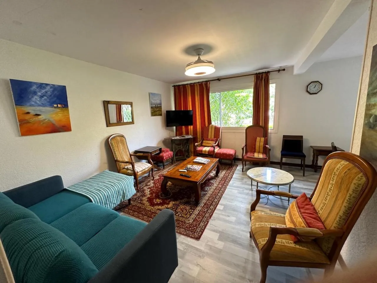 Living room in Résidence Les Milandes