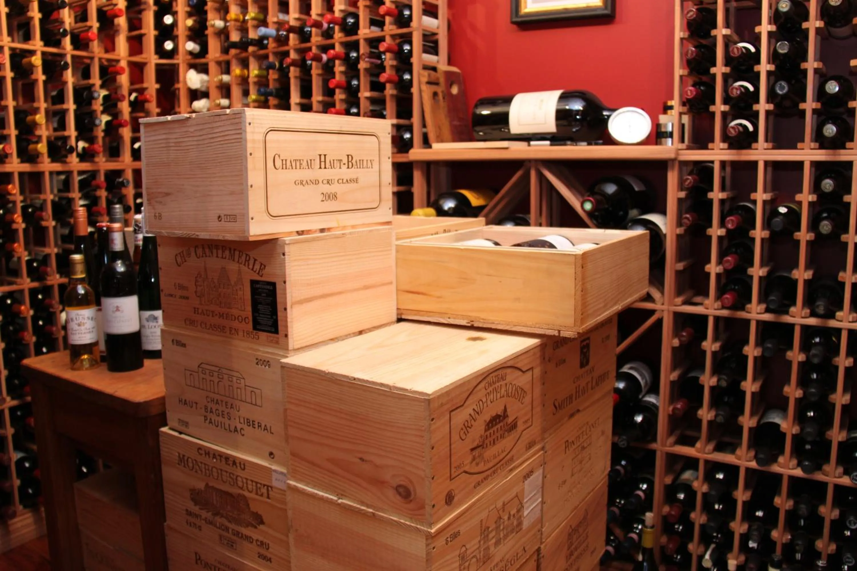 Alcoholic drinks in Villa Rouge B&B