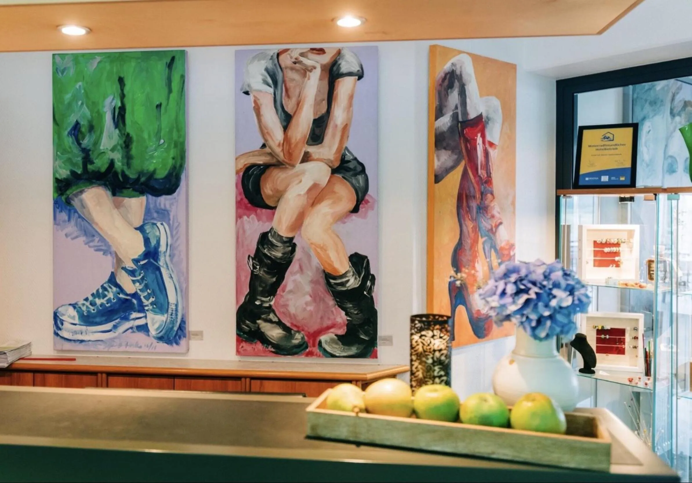 Lobby or reception in Hotel am Müritz-Nationalpark