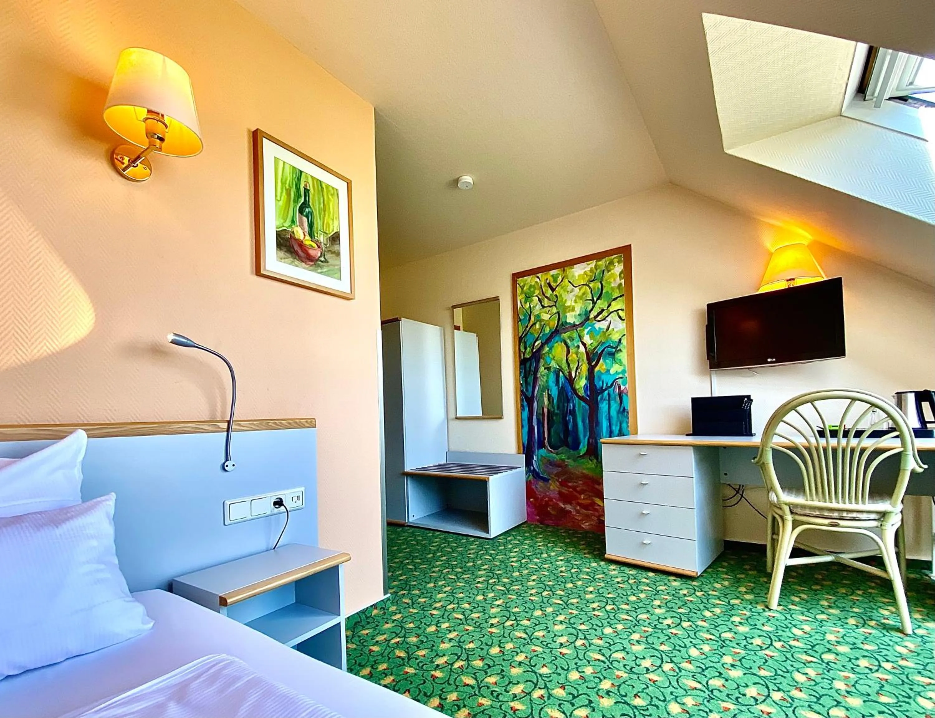 Bed in Hotel am Müritz-Nationalpark