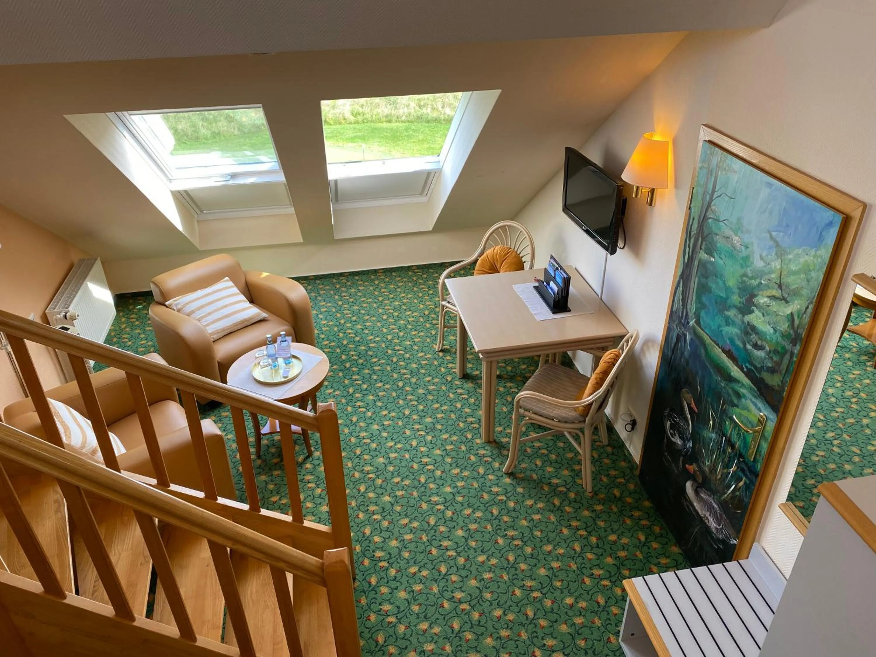 Living room in Hotel am Müritz-Nationalpark