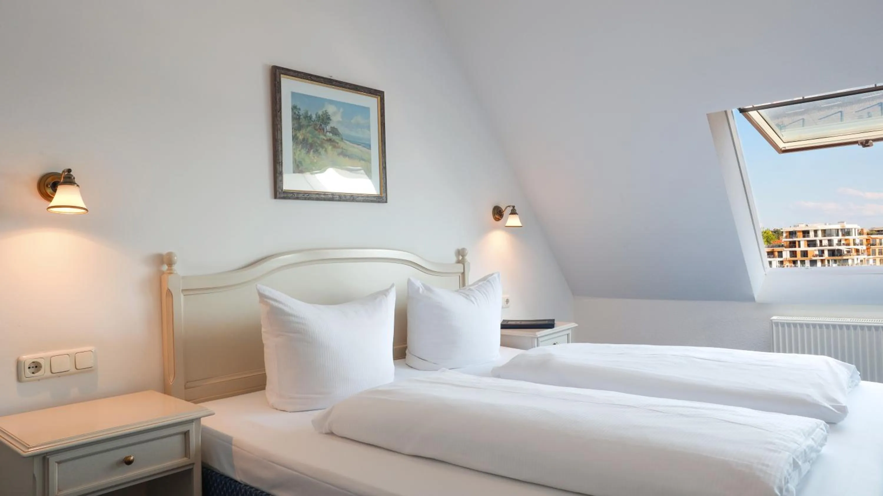 Bed in Hotel Am Yachthafen