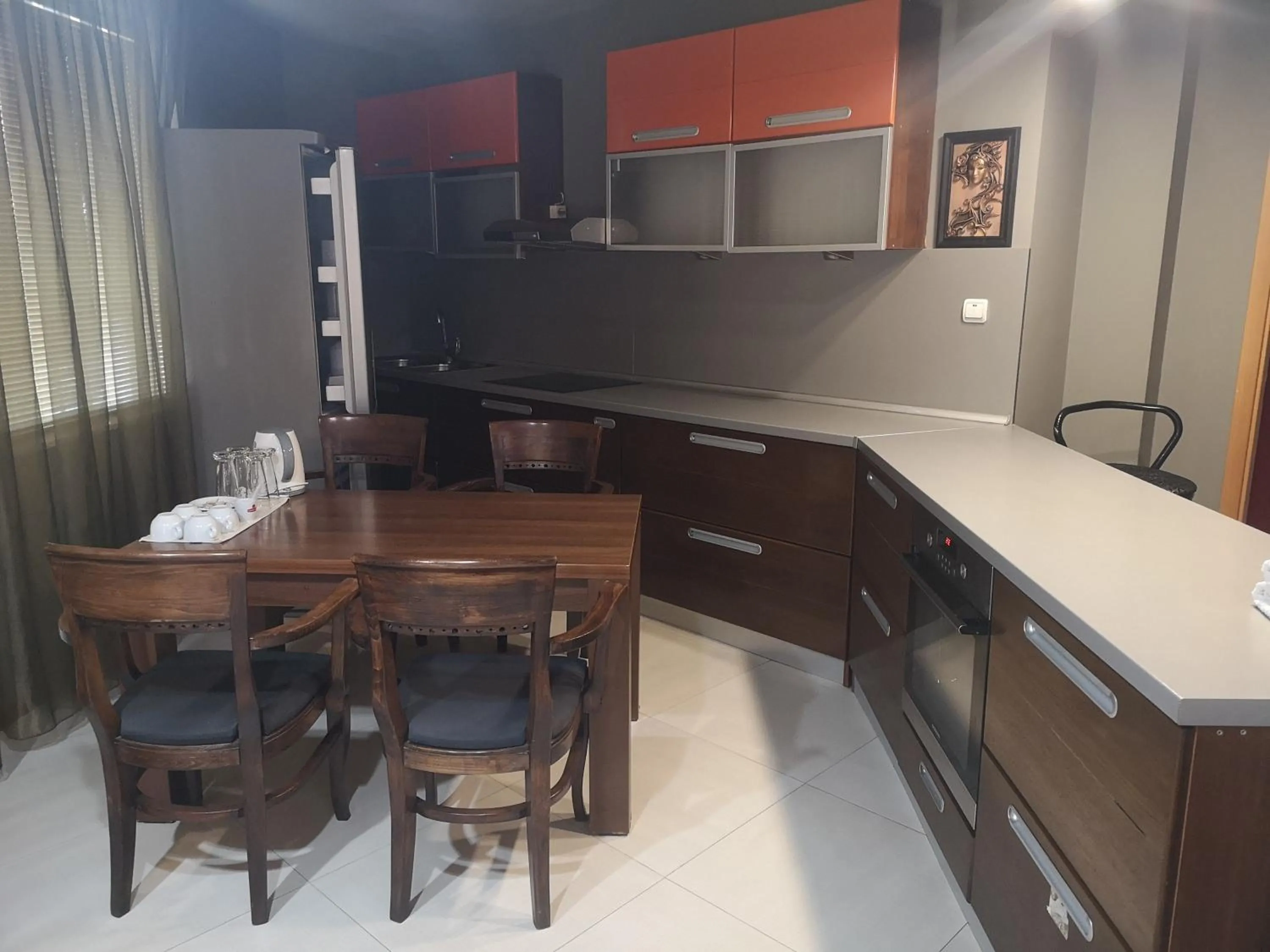 Kitchen or kitchenette in Vival Hotel