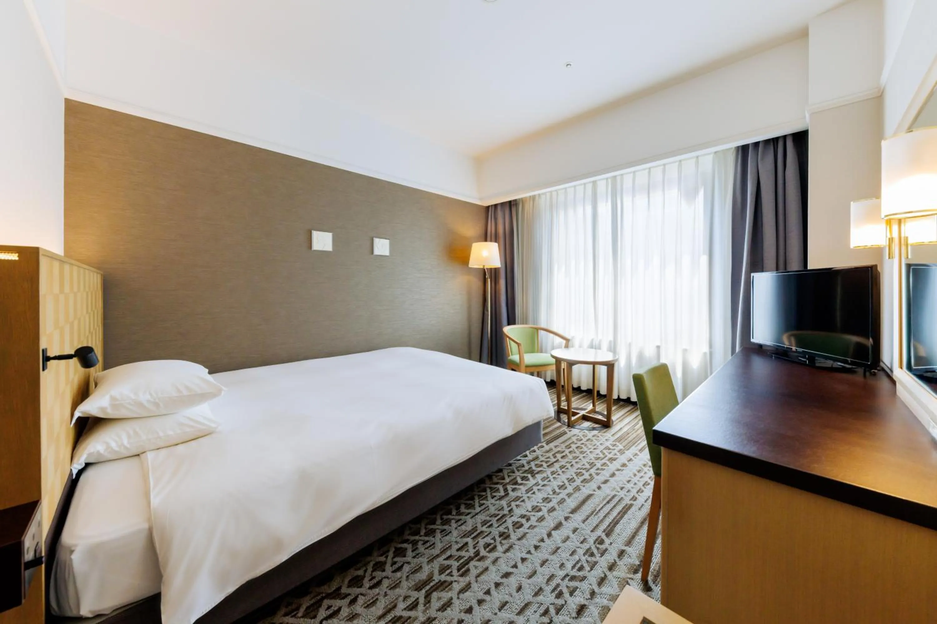 Bed in Hotel Nikko Tachikawa Tokyo