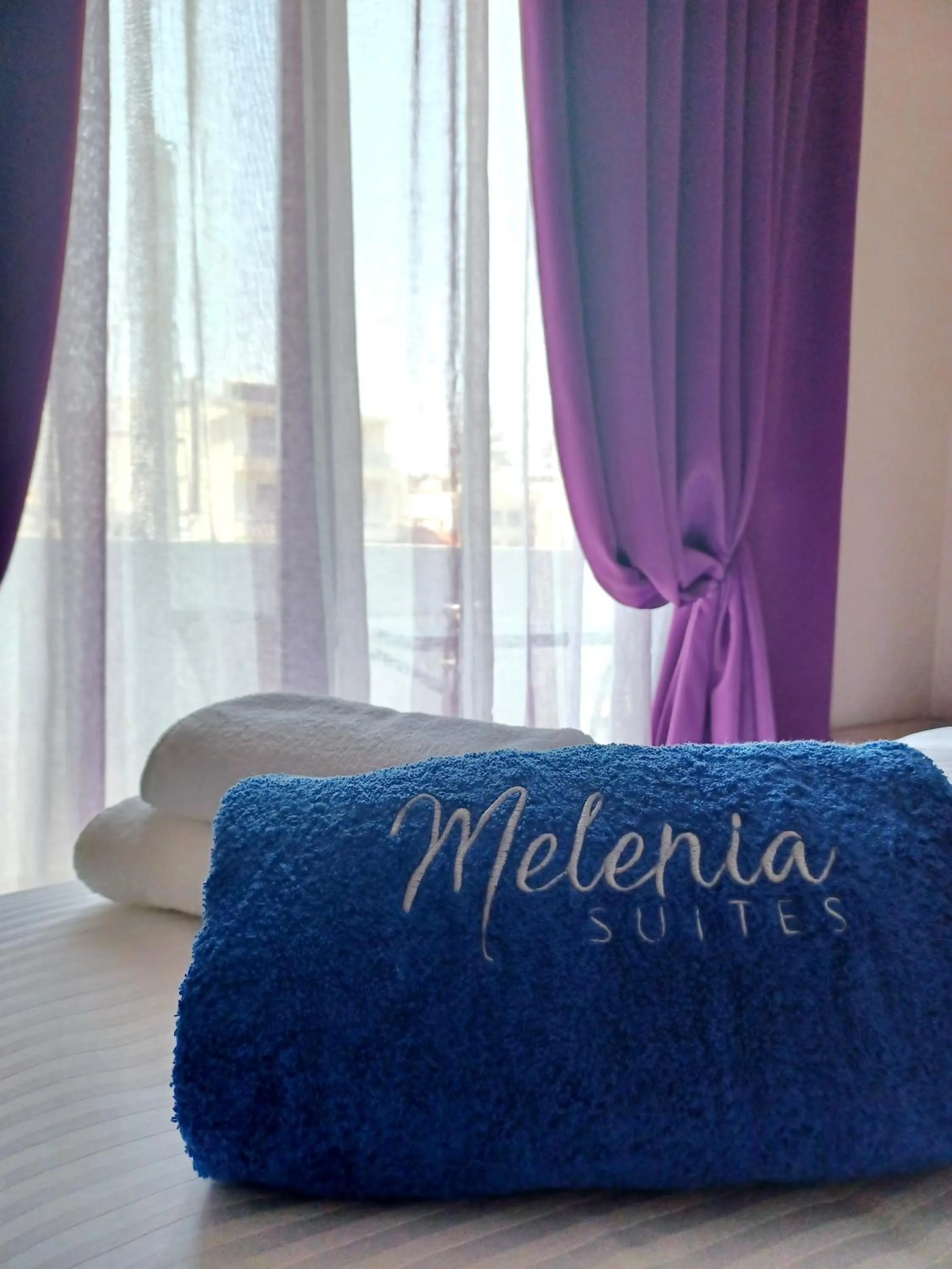 Bedroom in Melenia Suites