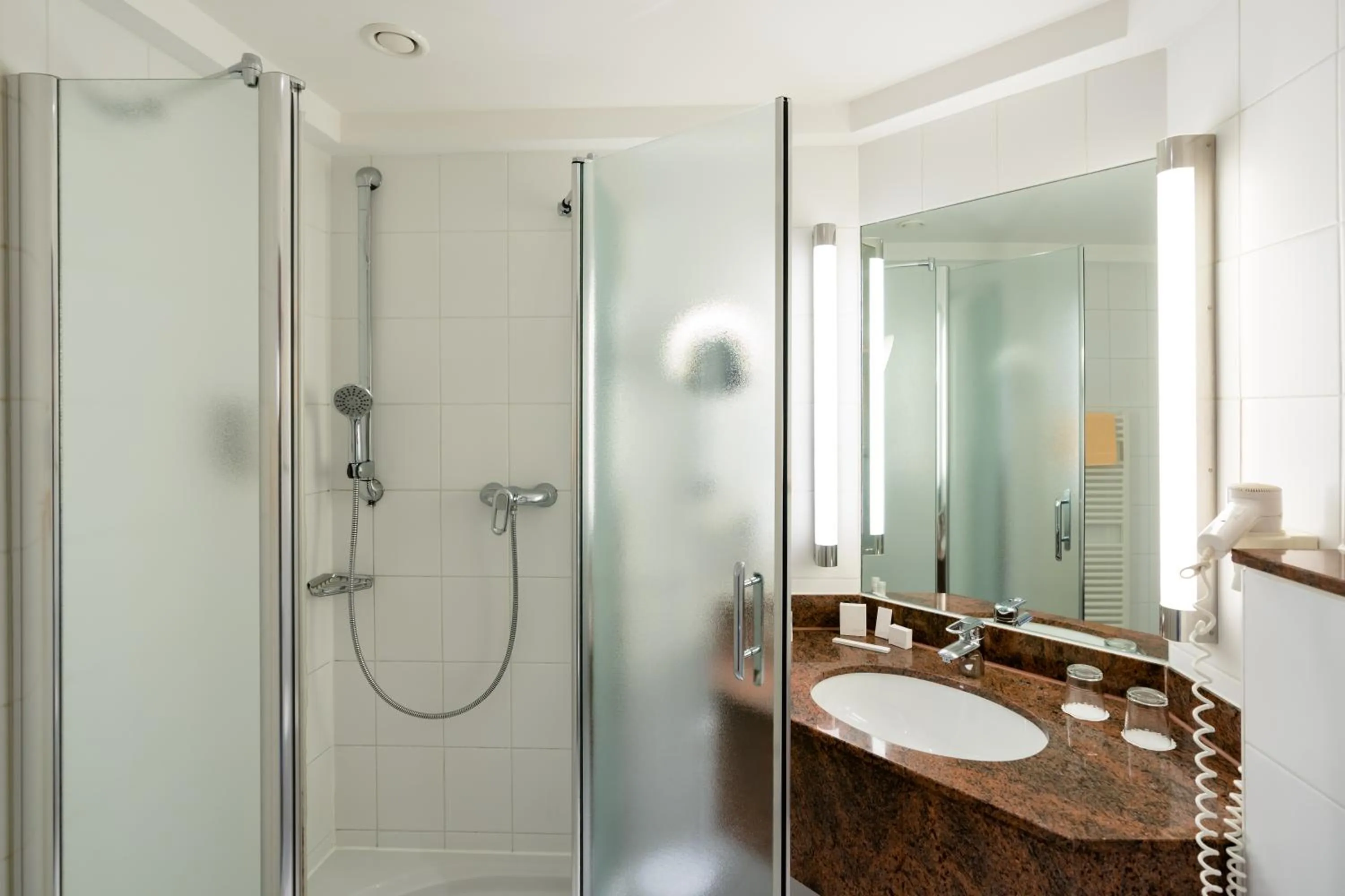 Bathroom in Schlosspark Hotel