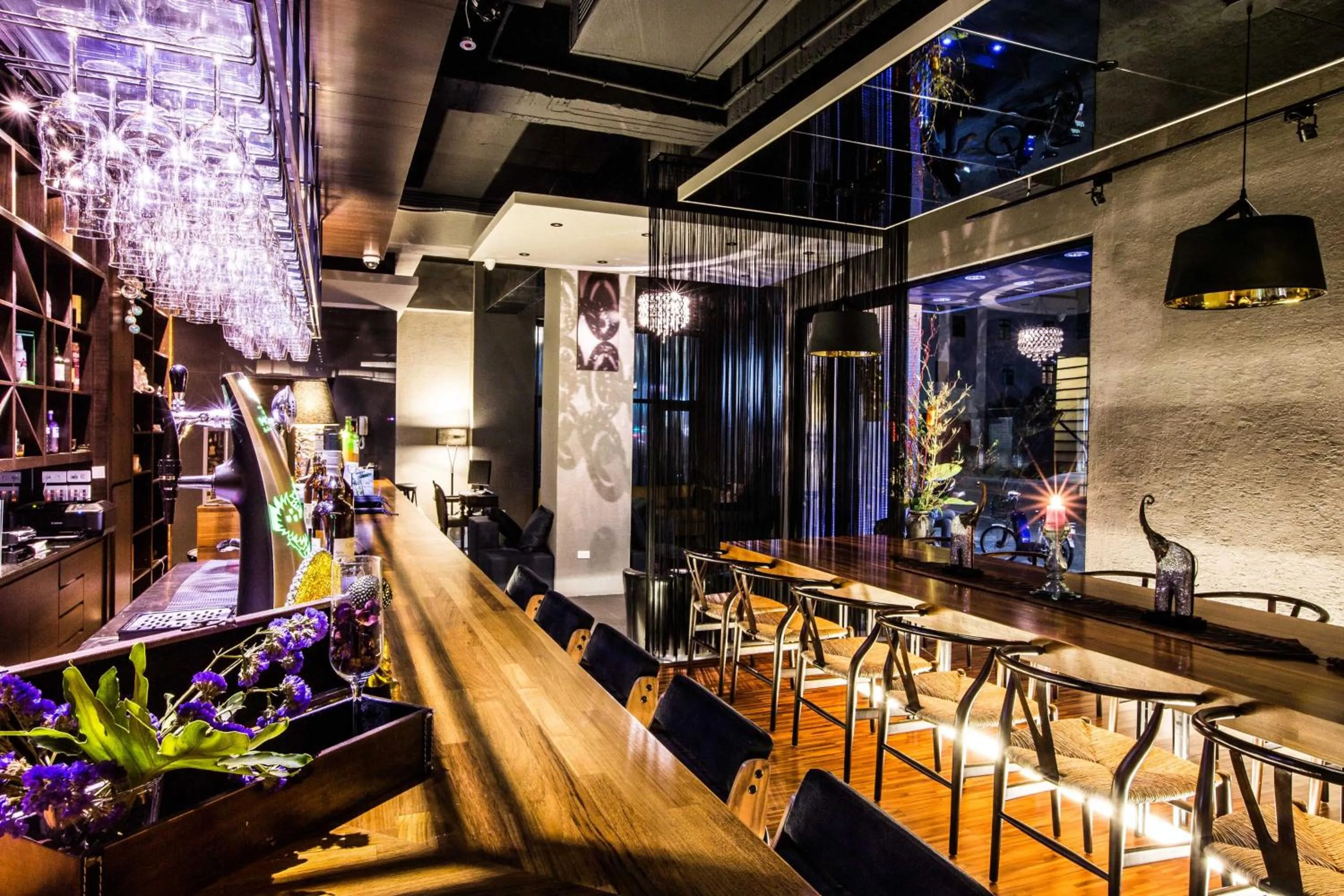 Seating area in Wolken Lodge