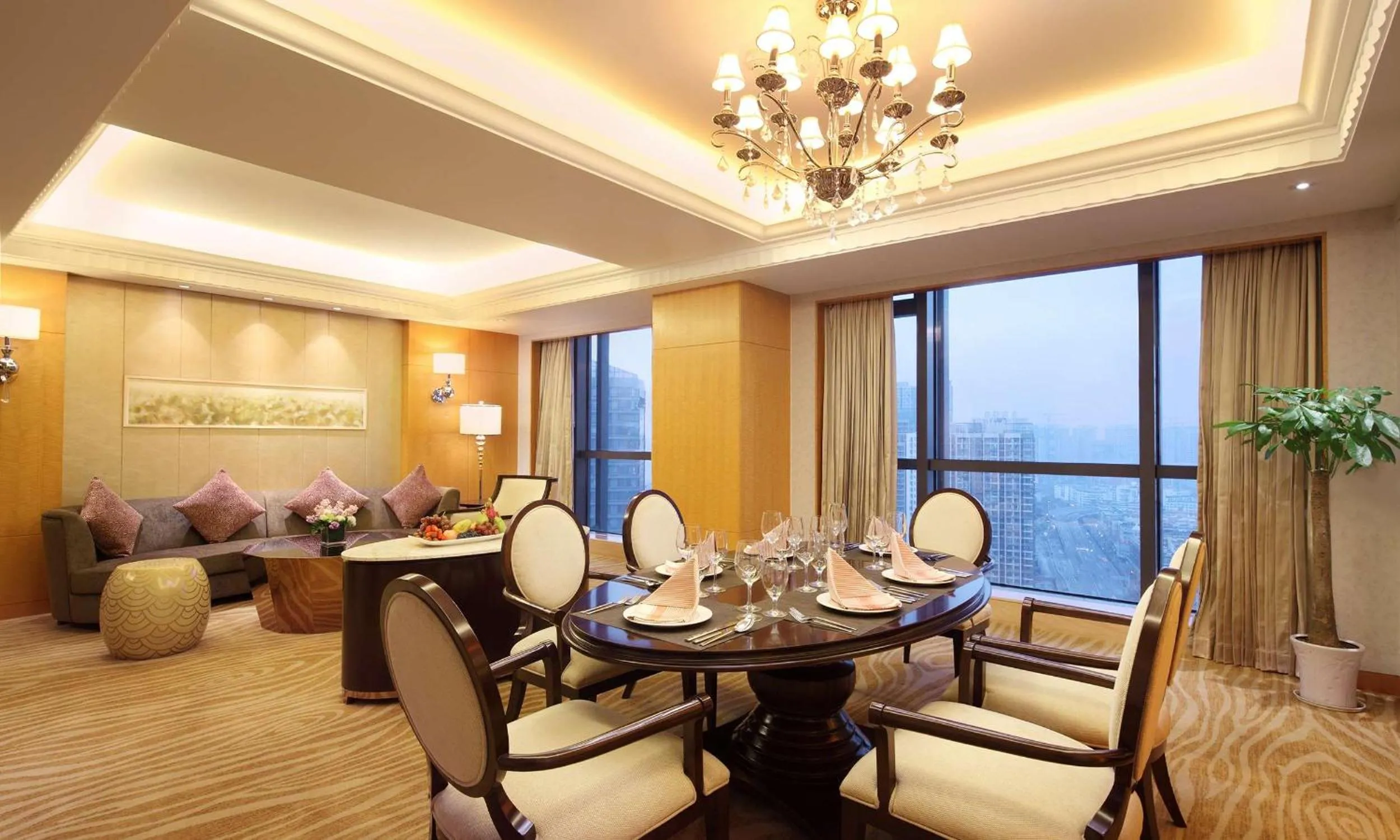 Living room in DoubleTree by Hilton Wuhu