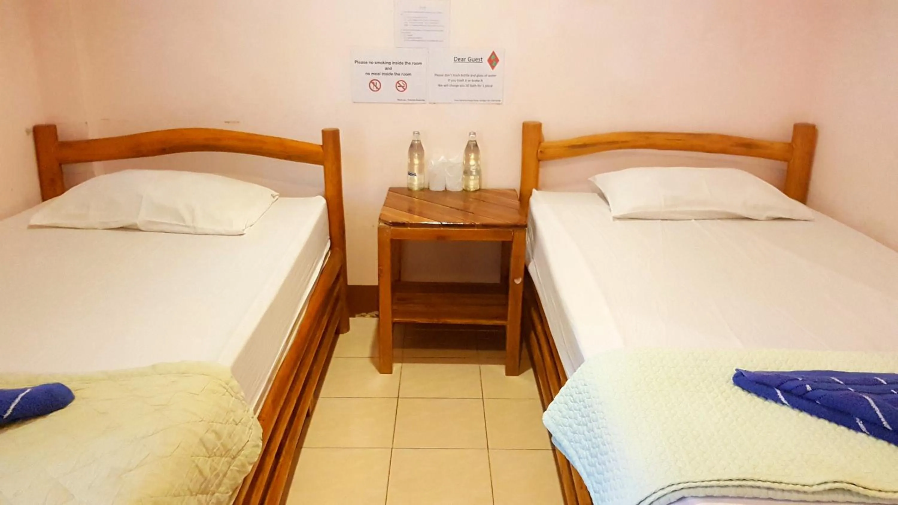 Bed in Tamarind Guesthouse