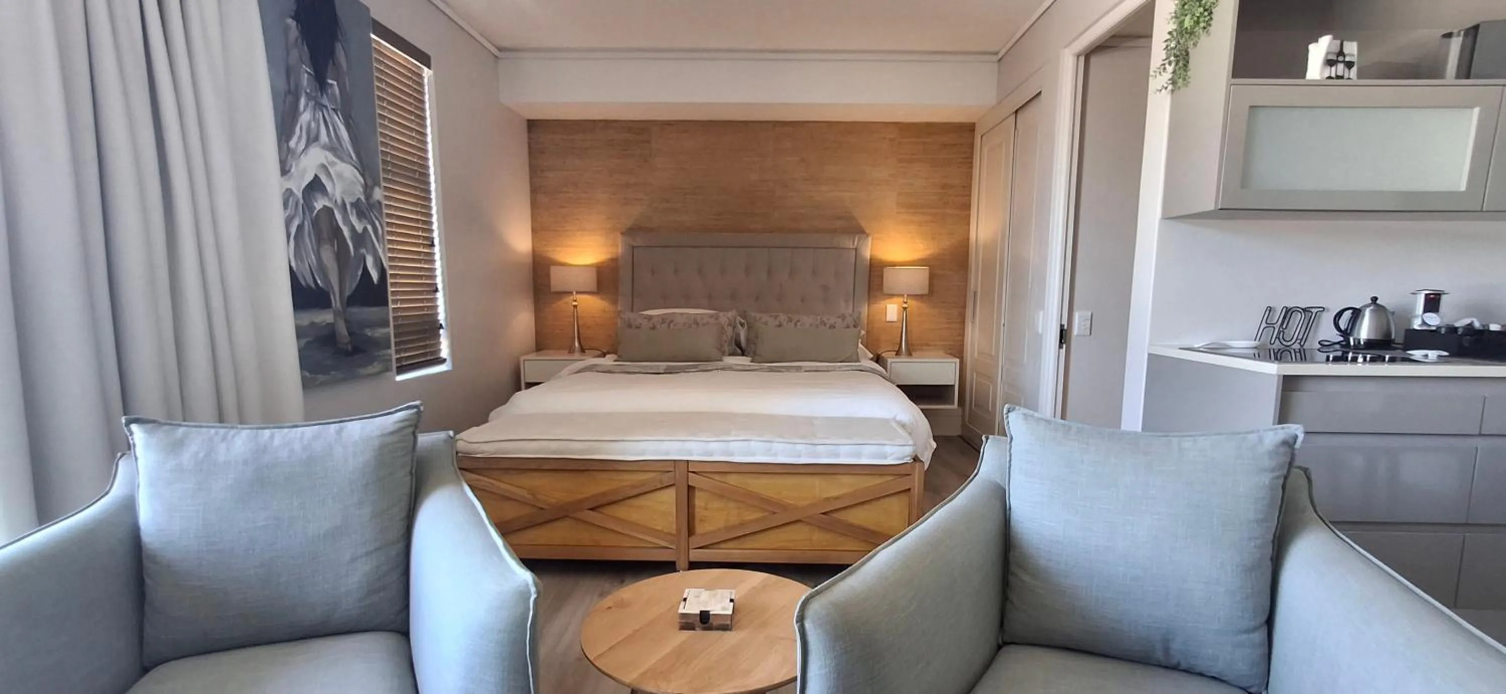Bed in The Gallery on Gray