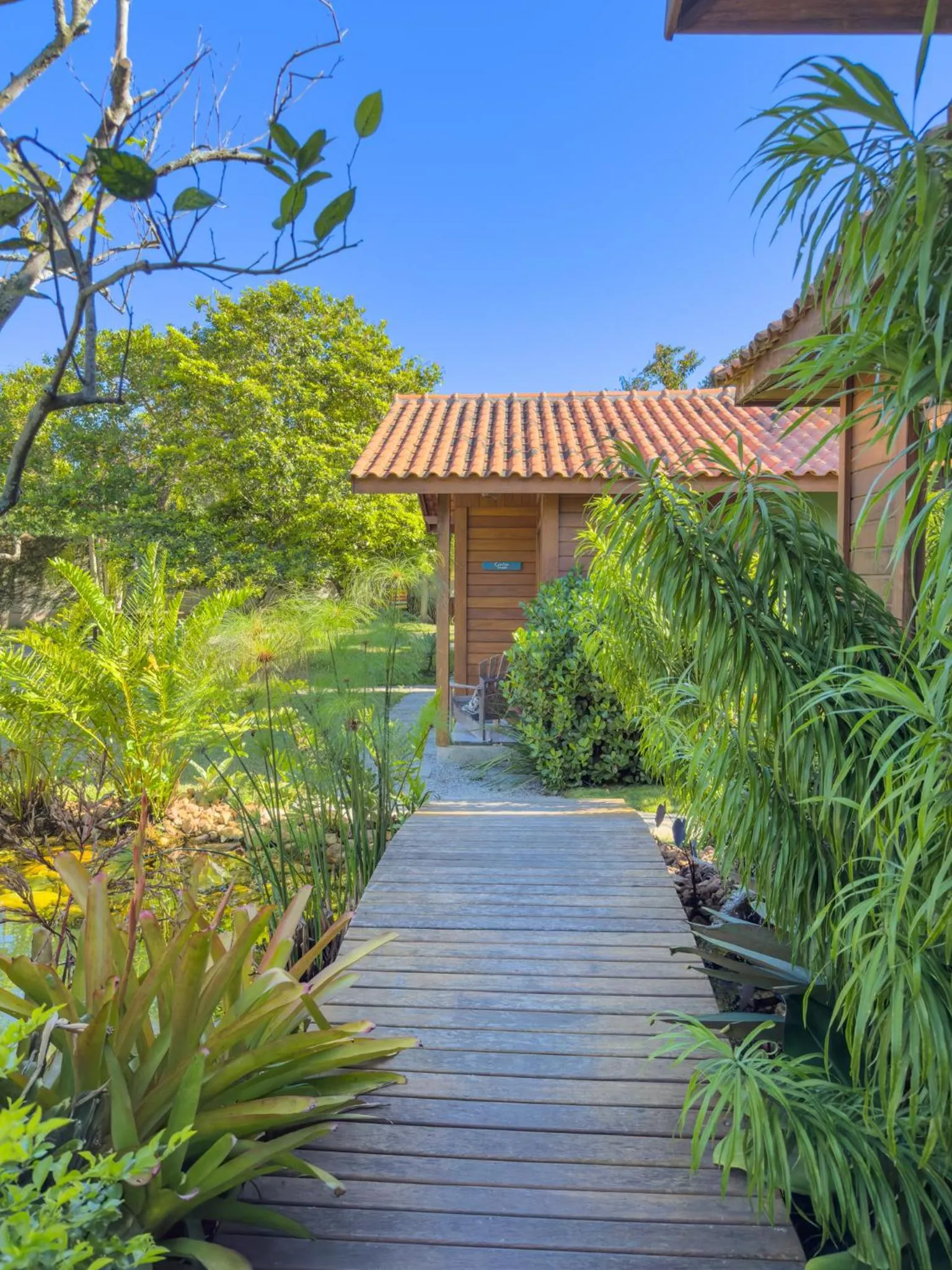 Garden view in Rancho Litoral Búzios