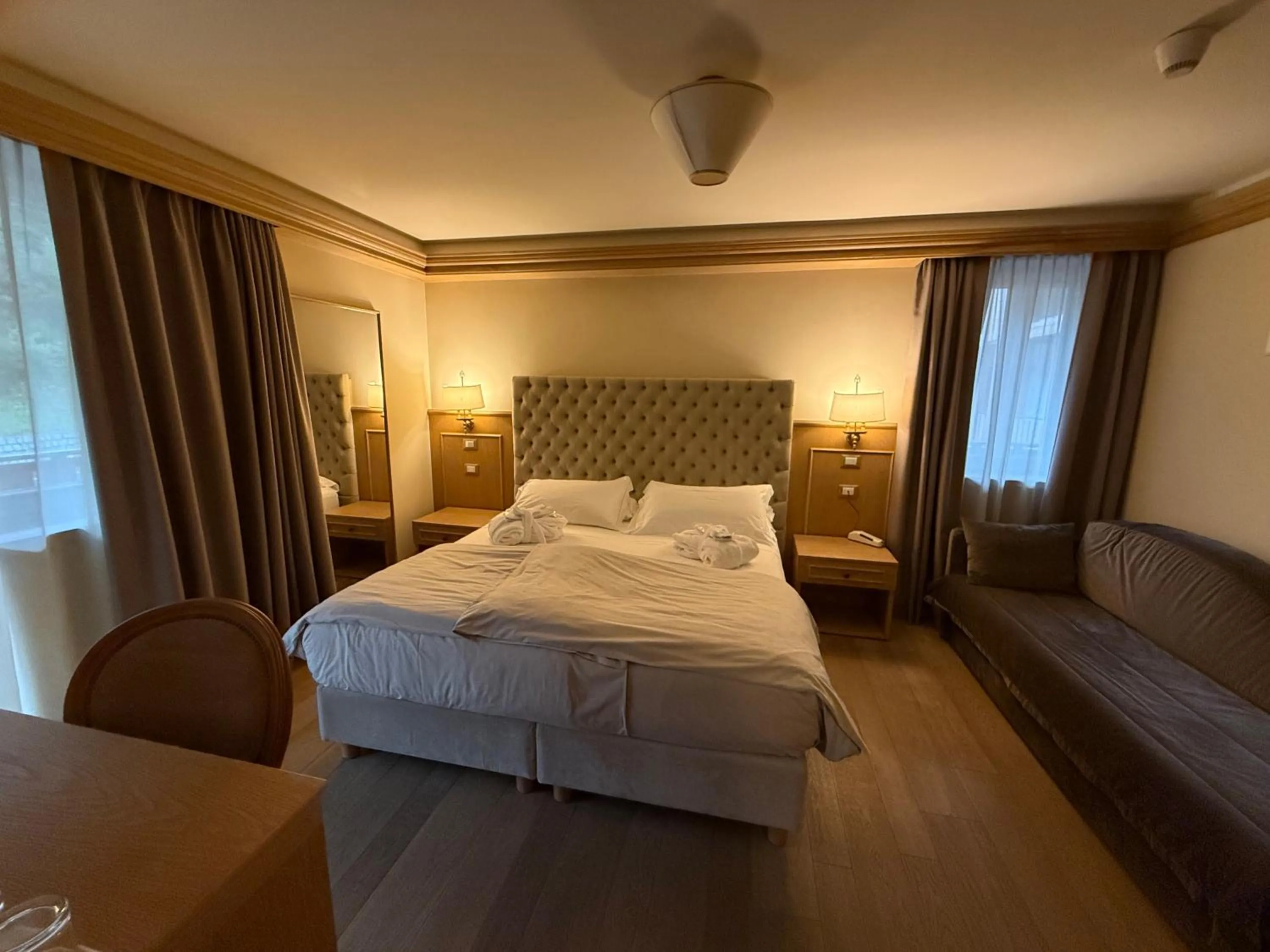 Bed in Hotel Lorenzetti