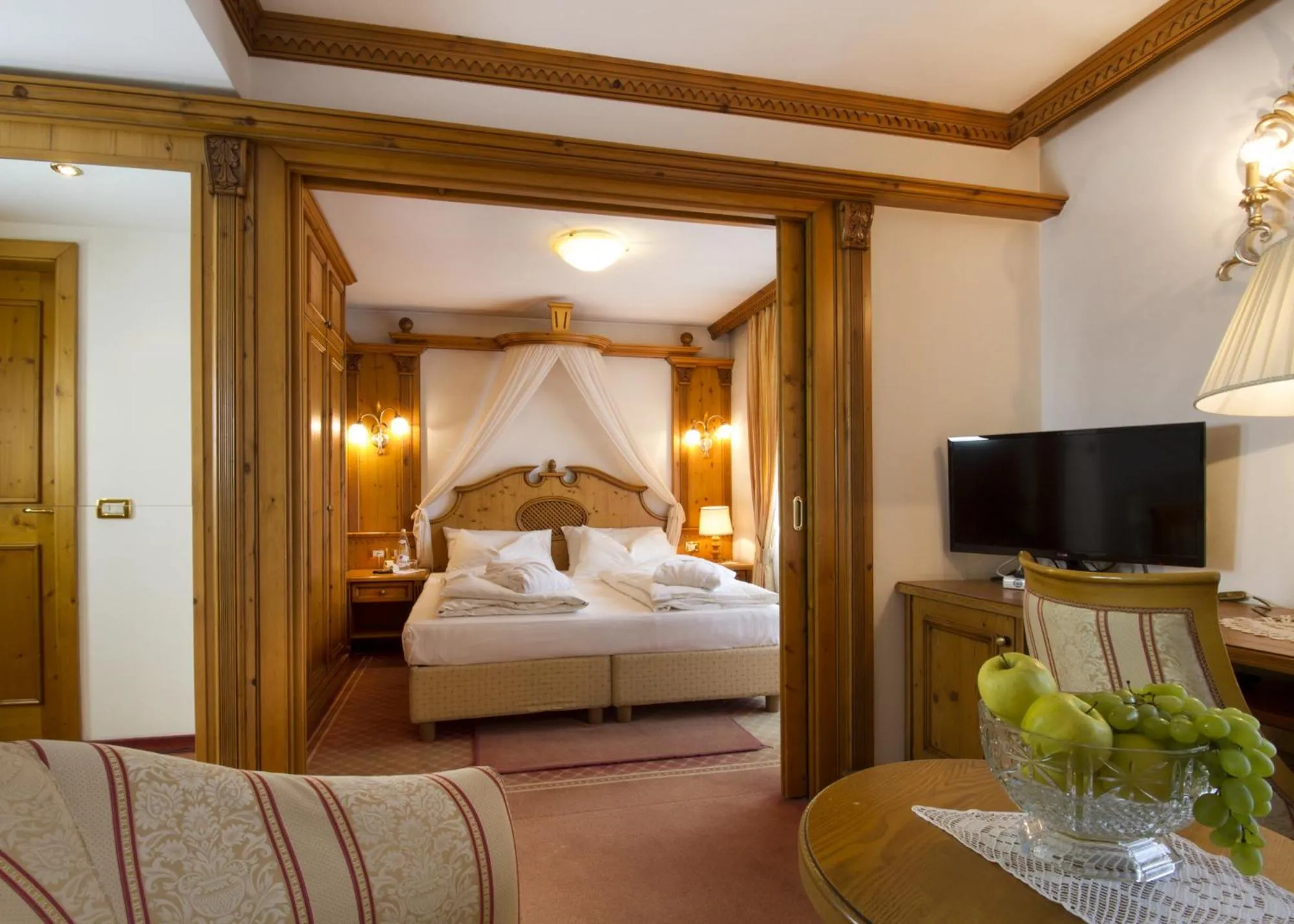 Bed in Hotel Lorenzetti