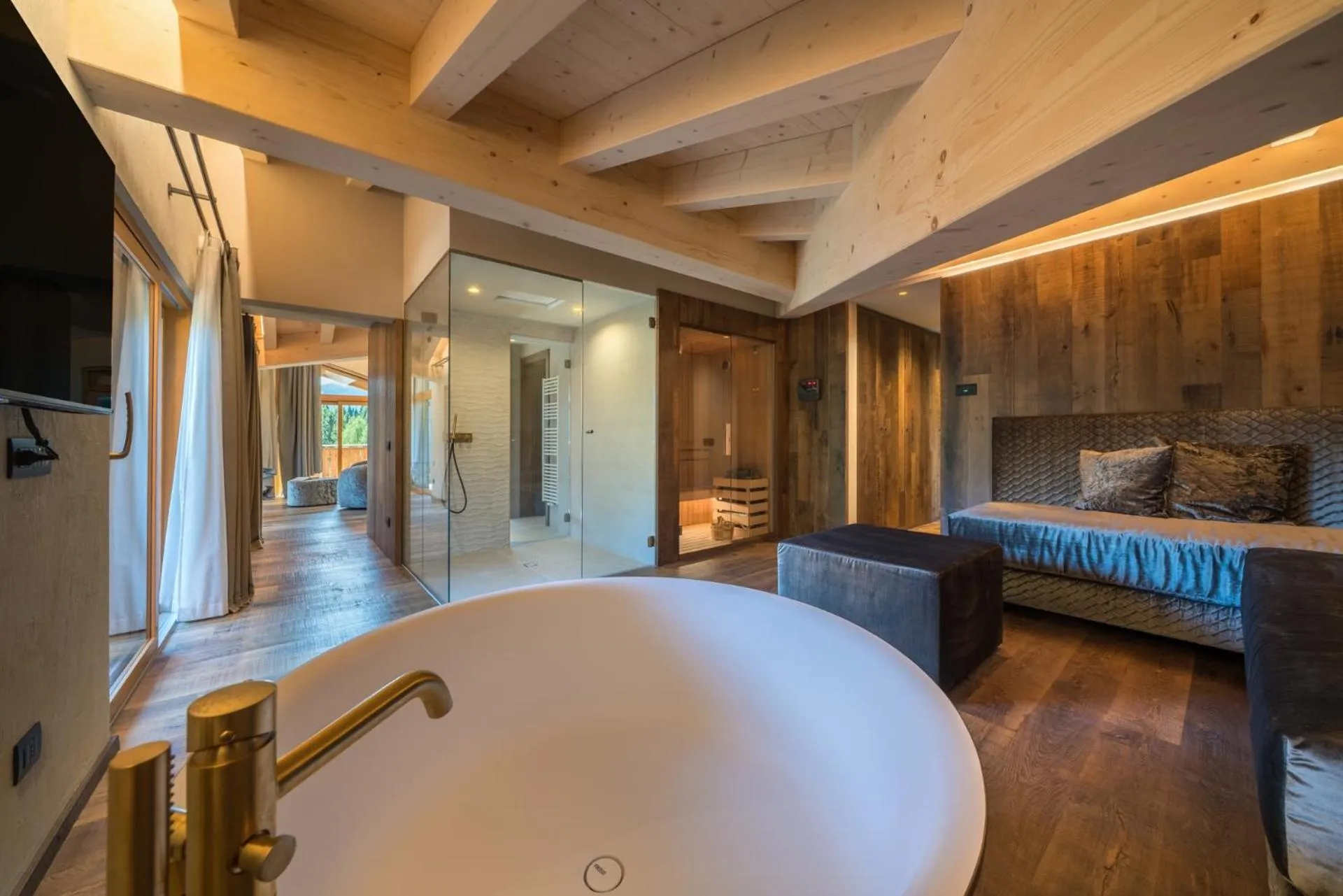 Bed in Hotel Lorenzetti